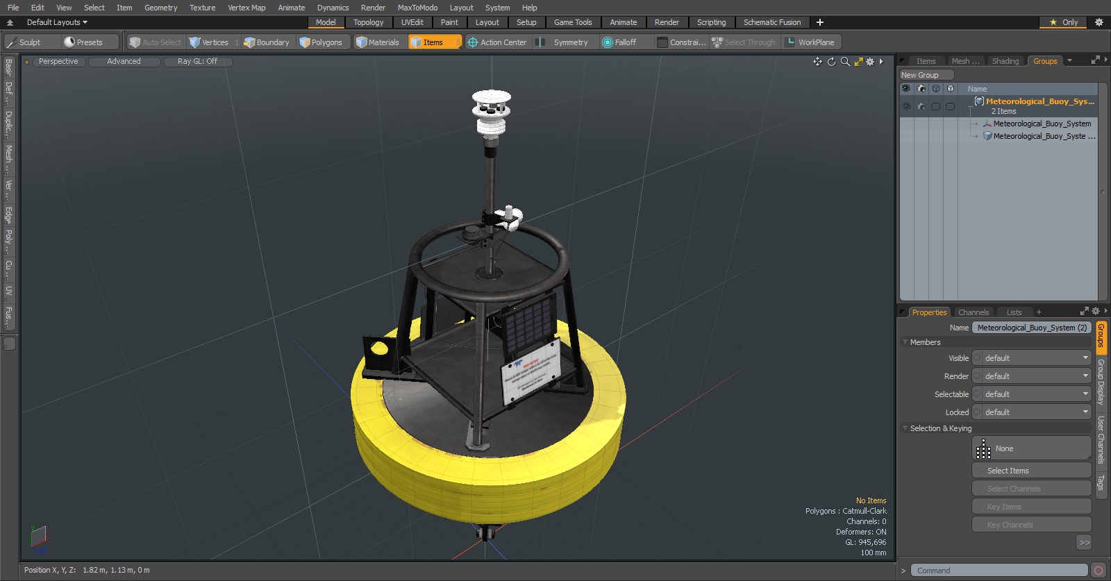 3D Meteorological Buoy System