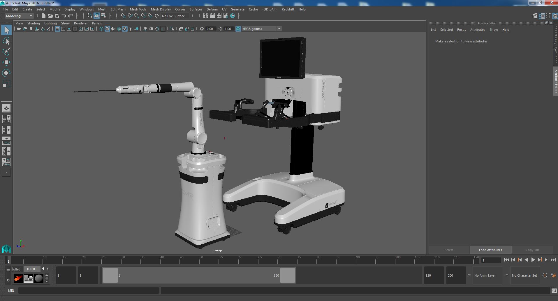 Versus CMR Surgical 3D model