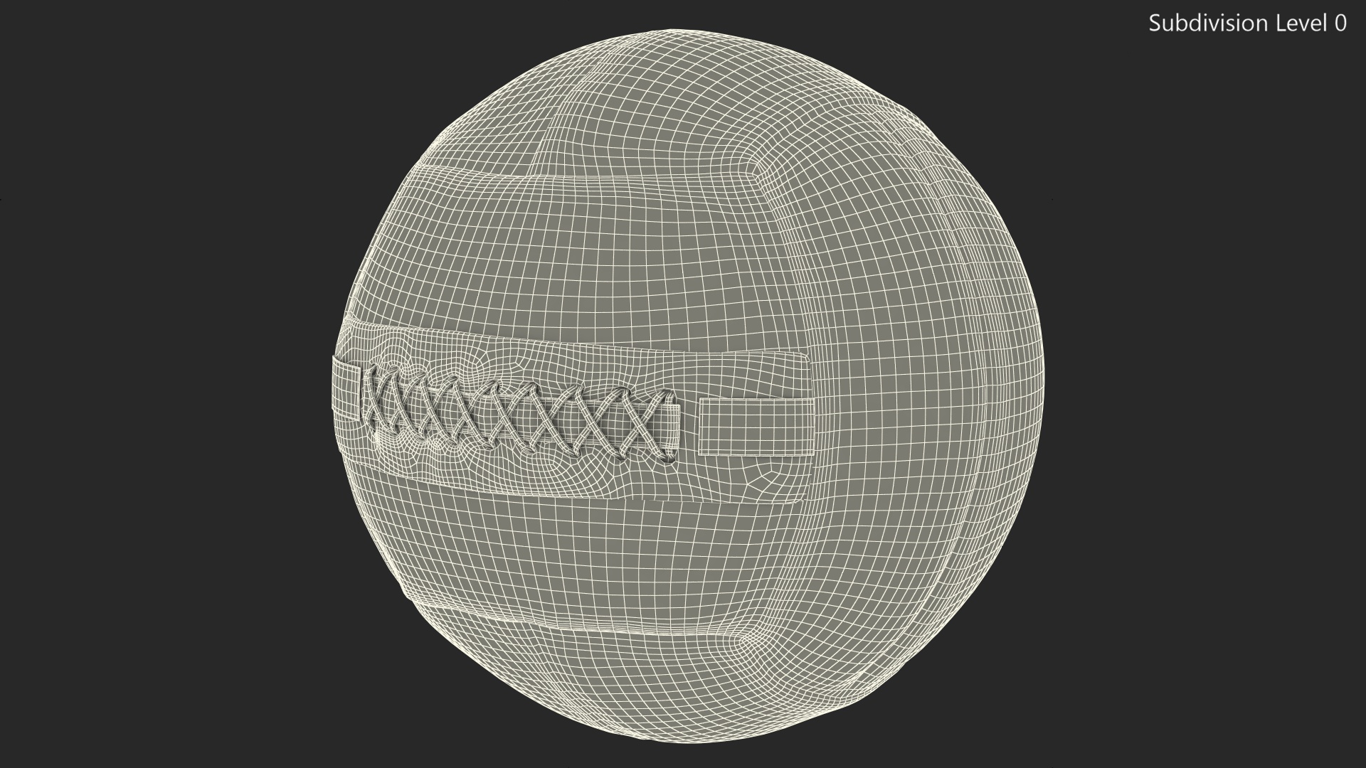 20 LB Fitness Medicine Ball 3D