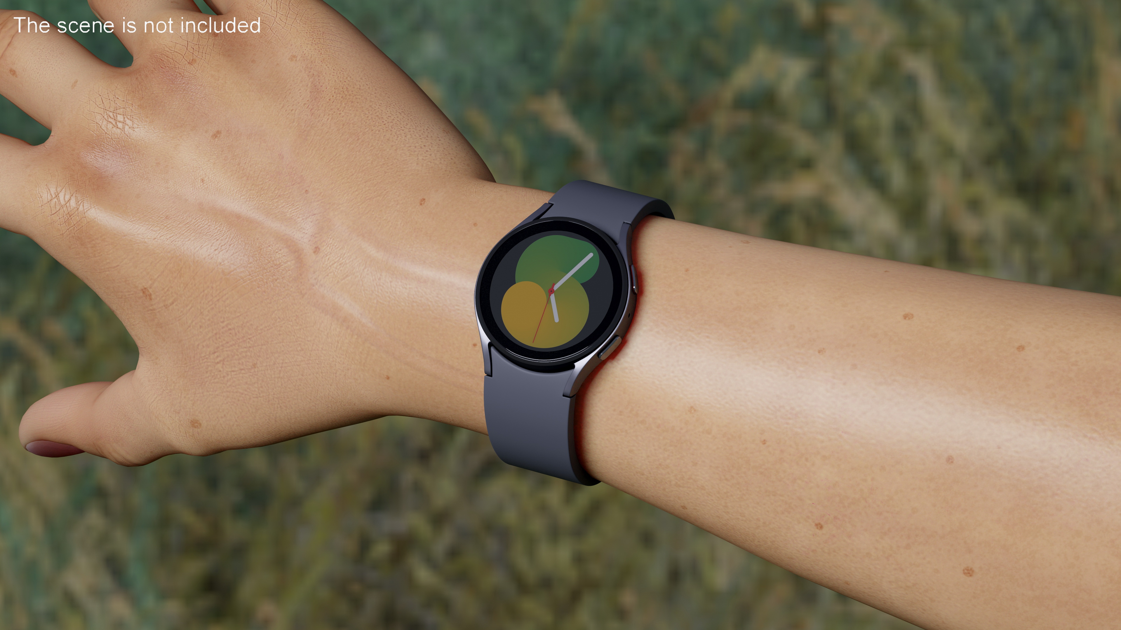 Graphite Samsung Galaxy Watch 5 small 40mm 3D