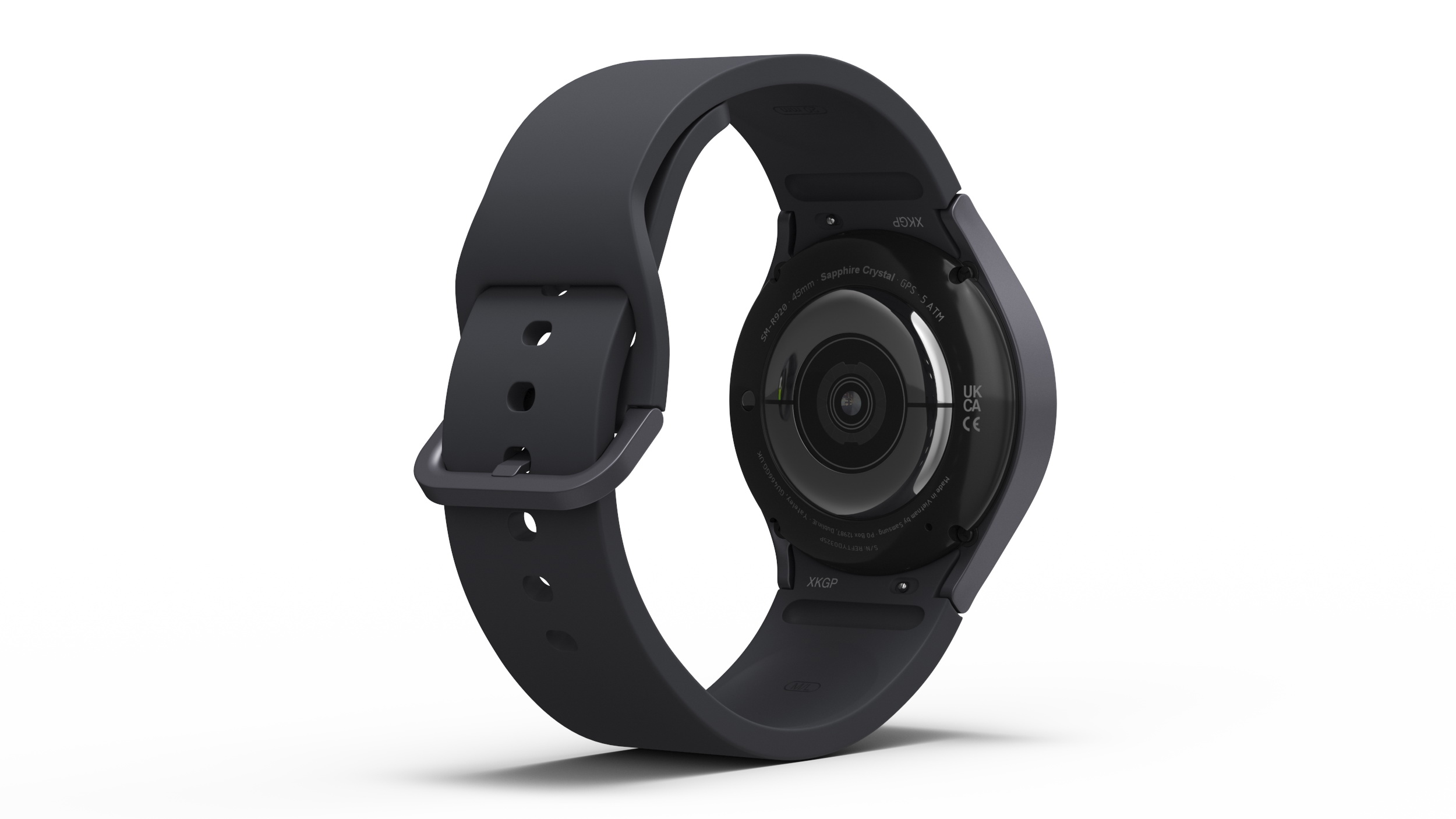 Graphite Samsung Galaxy Watch 5 small 40mm 3D