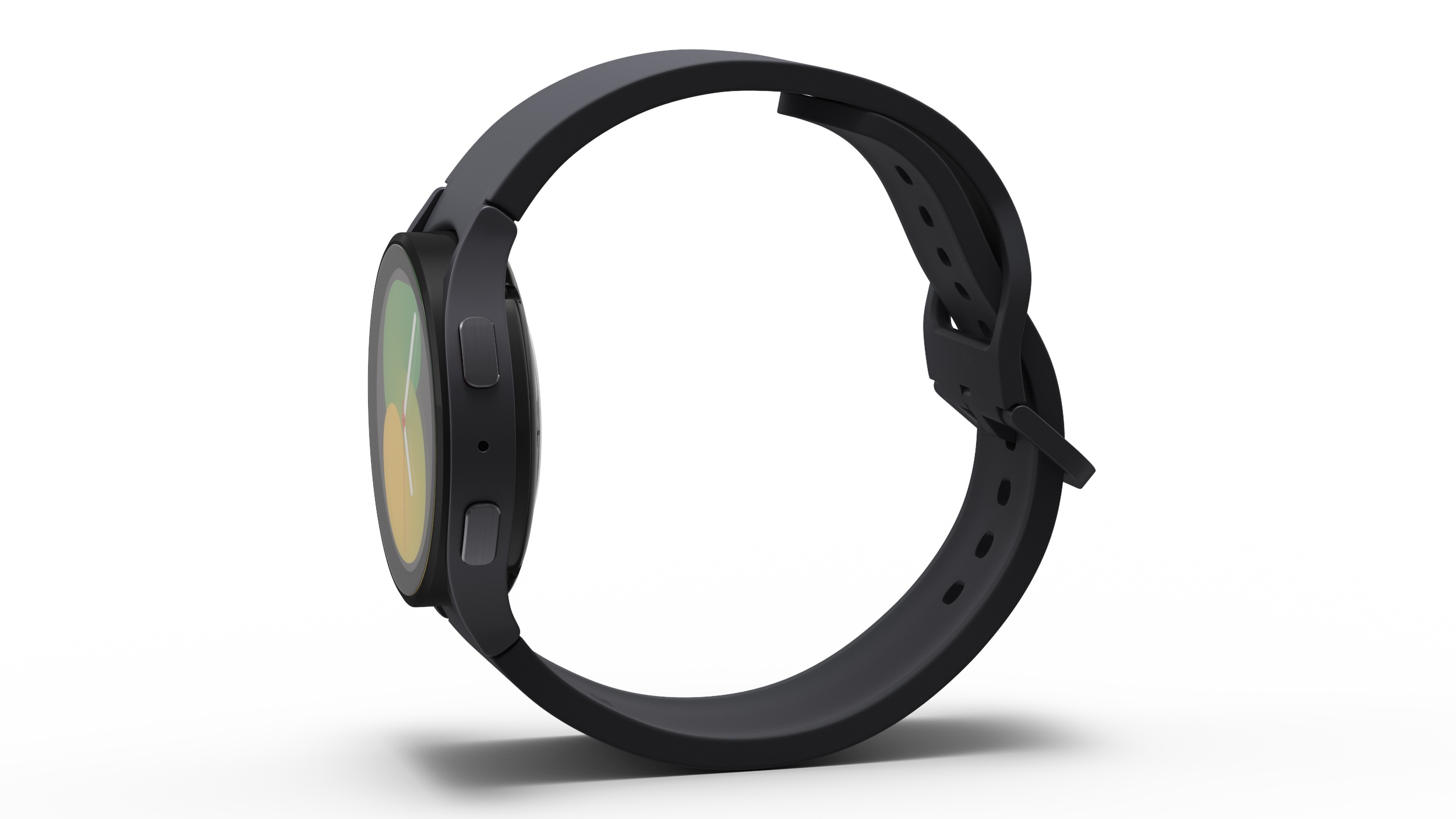 Graphite Samsung Galaxy Watch 5 small 40mm 3D