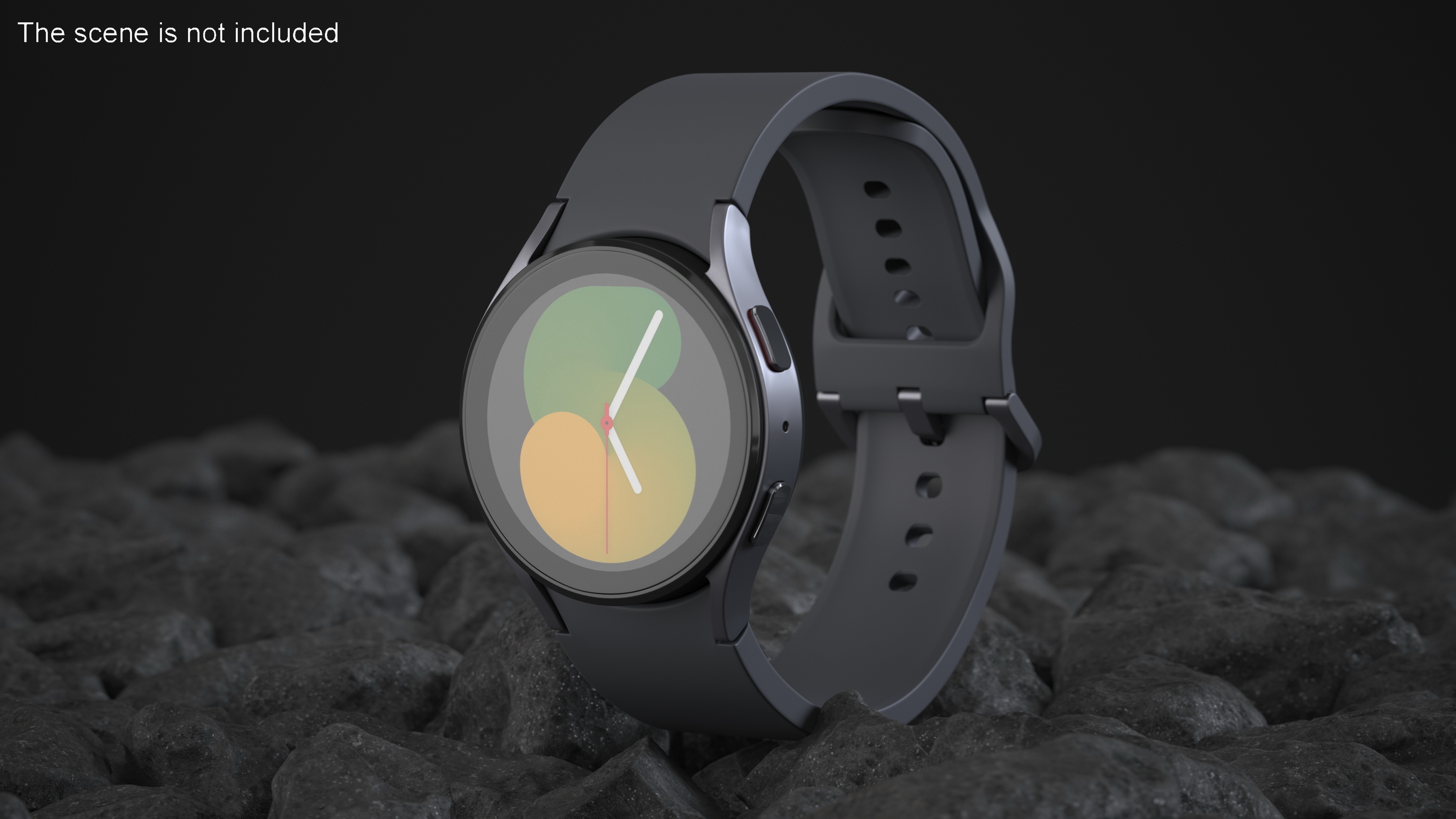 Graphite Samsung Galaxy Watch 5 small 40mm 3D