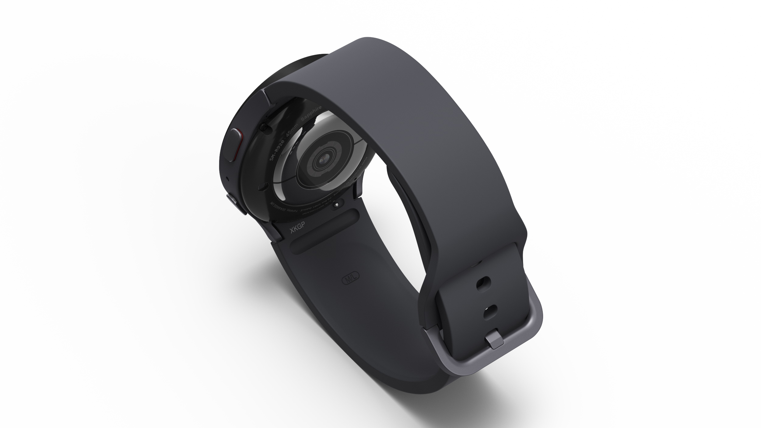Graphite Samsung Galaxy Watch 5 small 40mm 3D