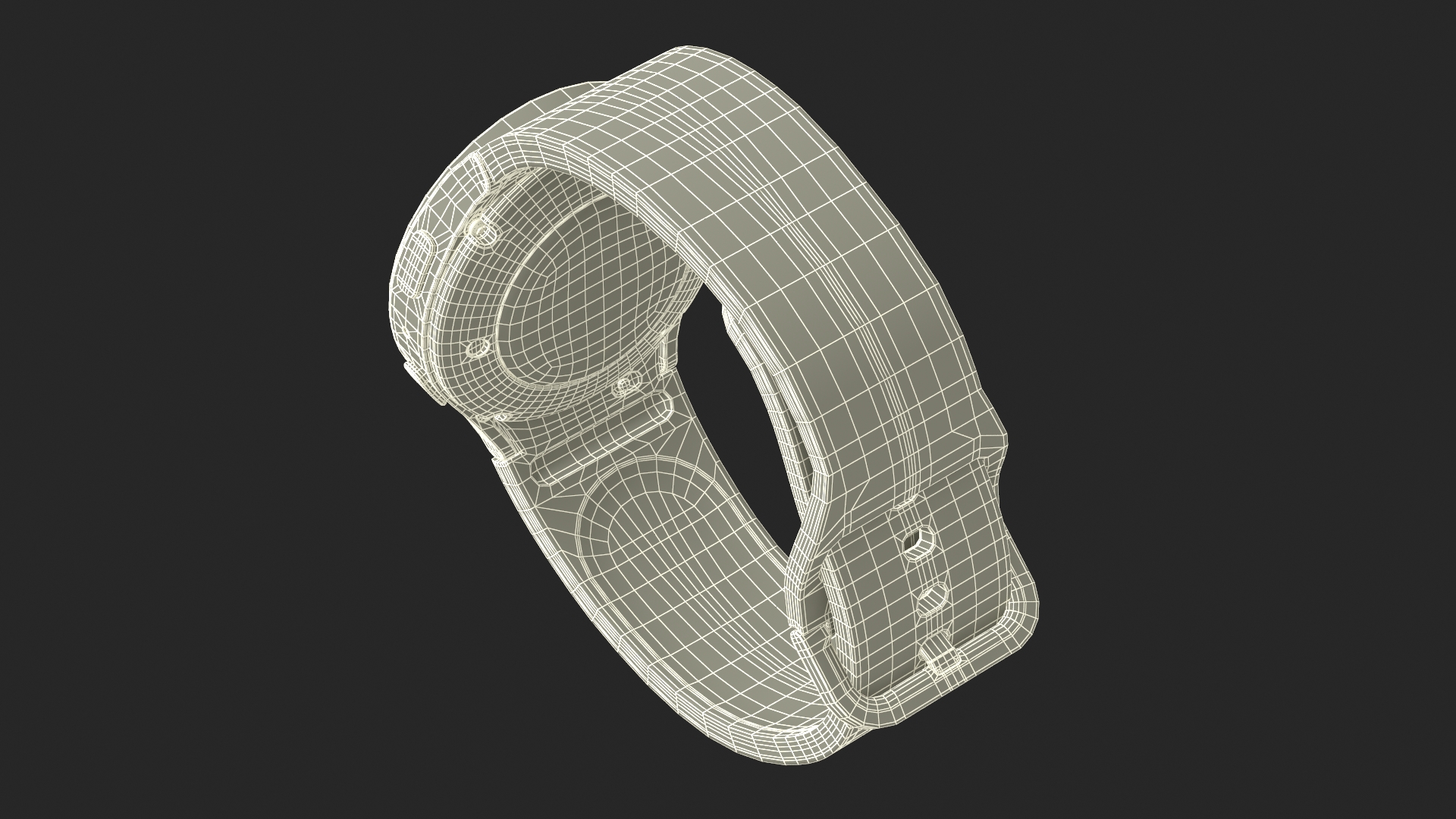 Graphite Samsung Galaxy Watch 5 small 40mm 3D