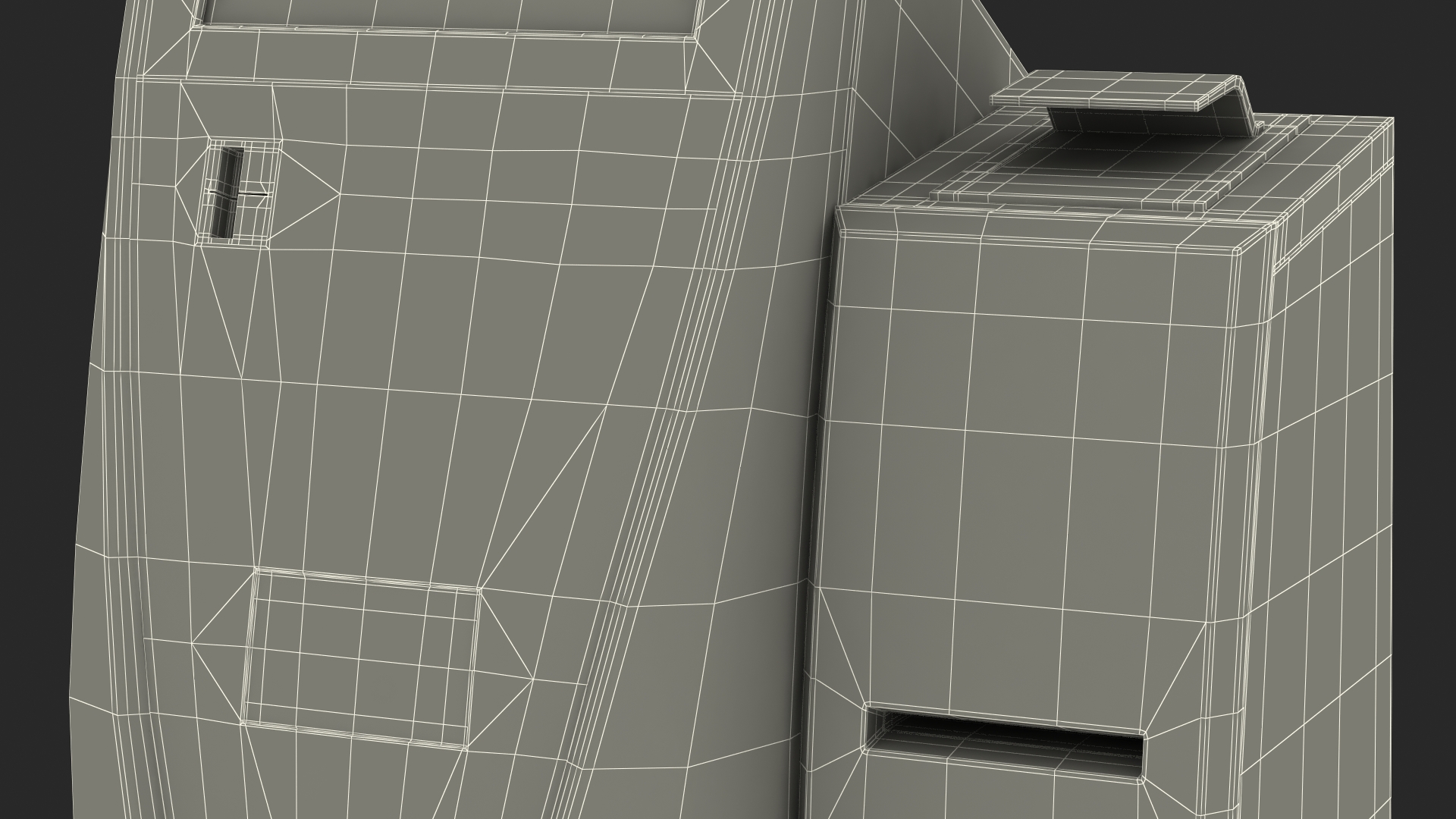 Self Check In Kiosk 3D model