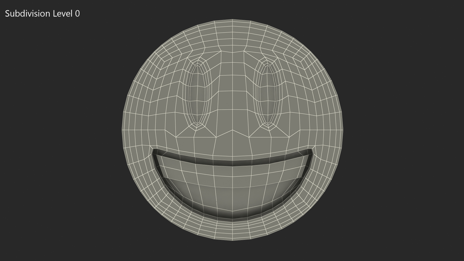 3D Smiling Emoji model