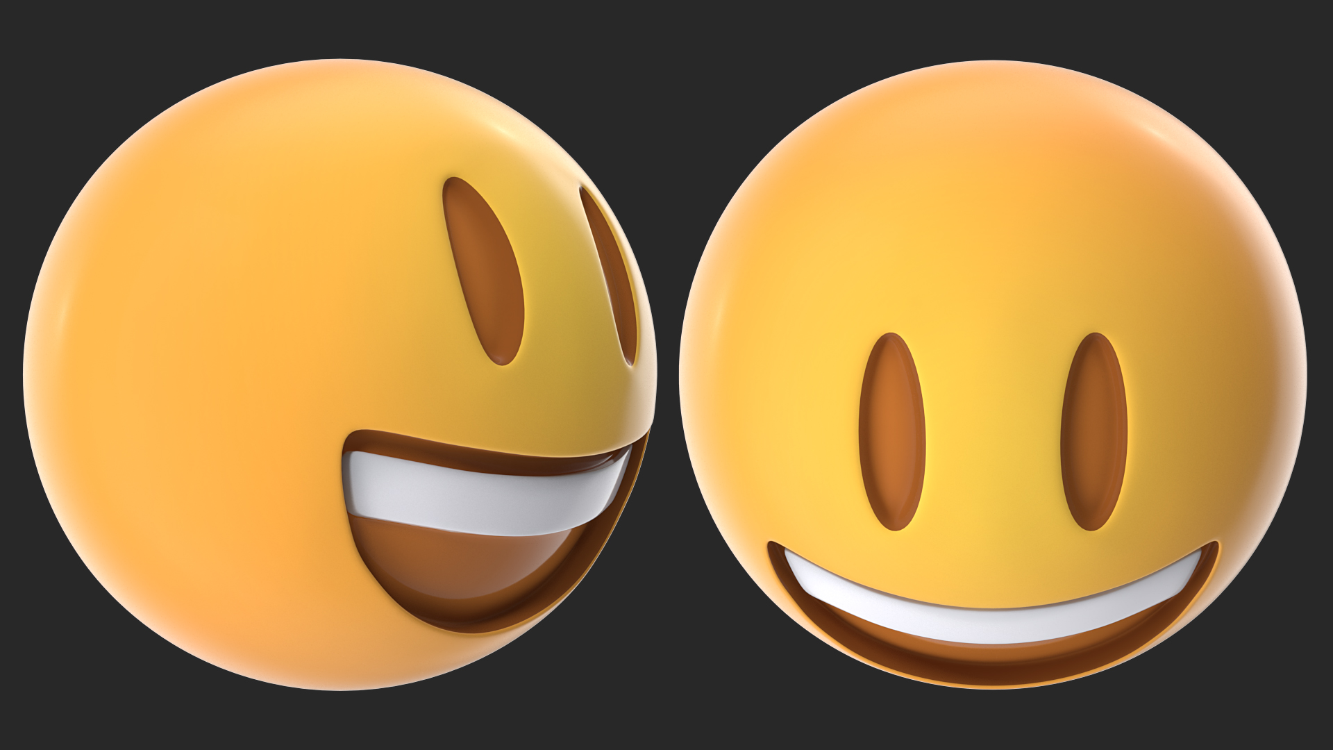 3D Smiling Emoji model