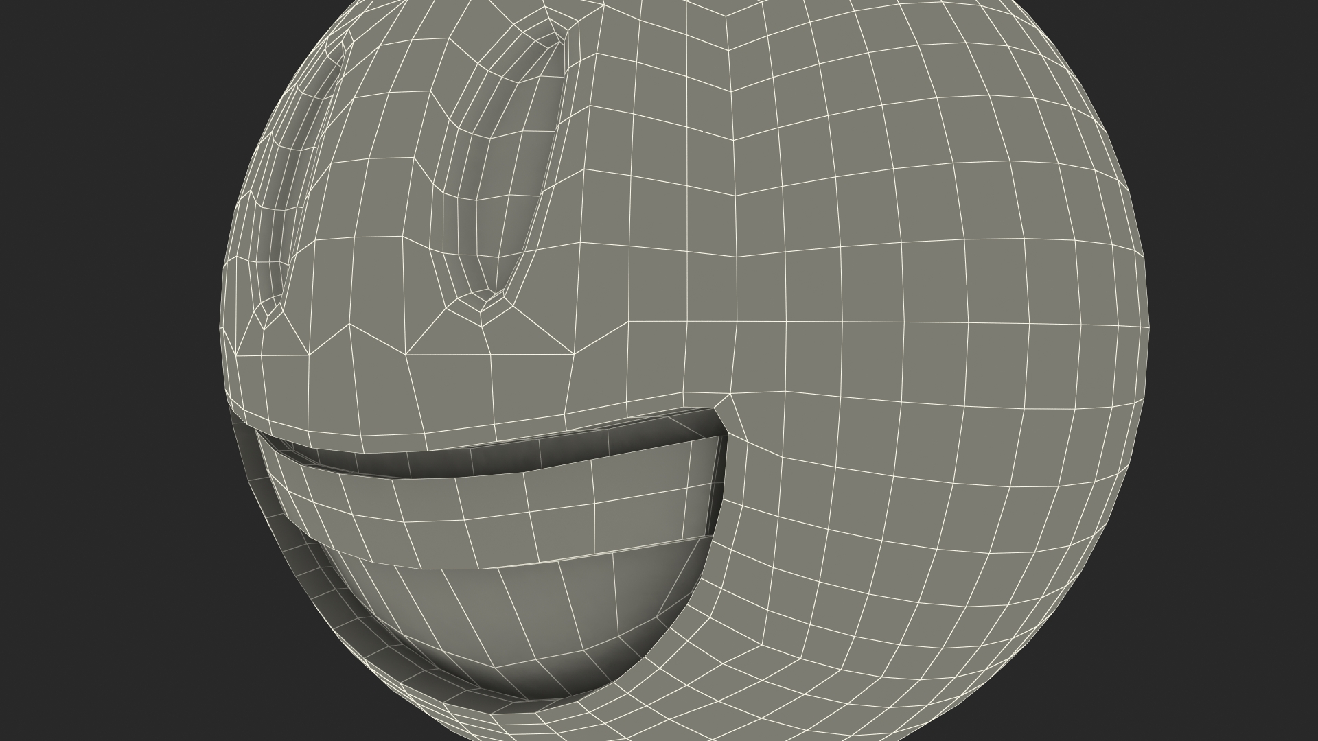 3D Smiling Emoji model