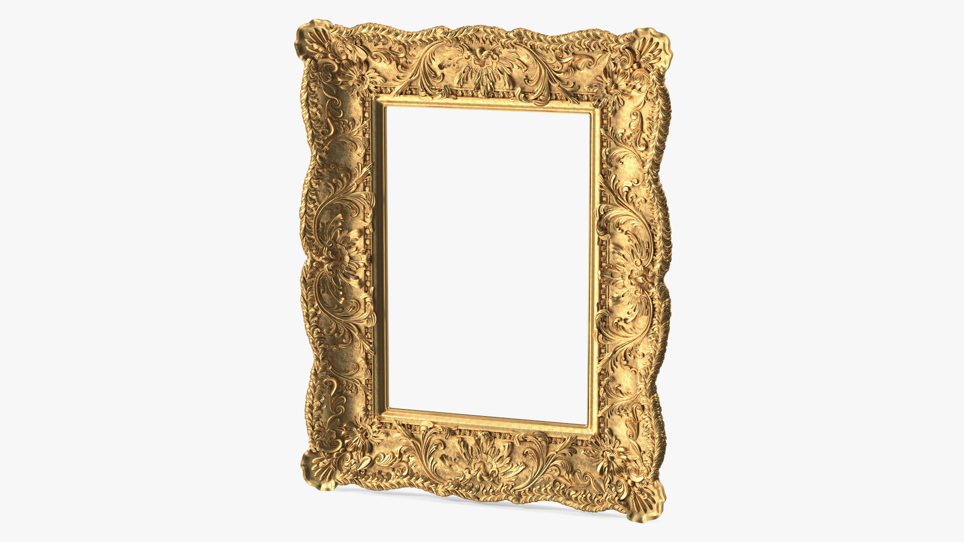 3D Ornate Baroque Picture Frame model