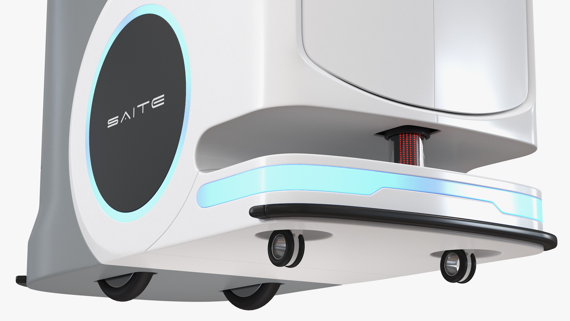 SAITE Intelligence Hospital Delivery Robot Rigged 3D model