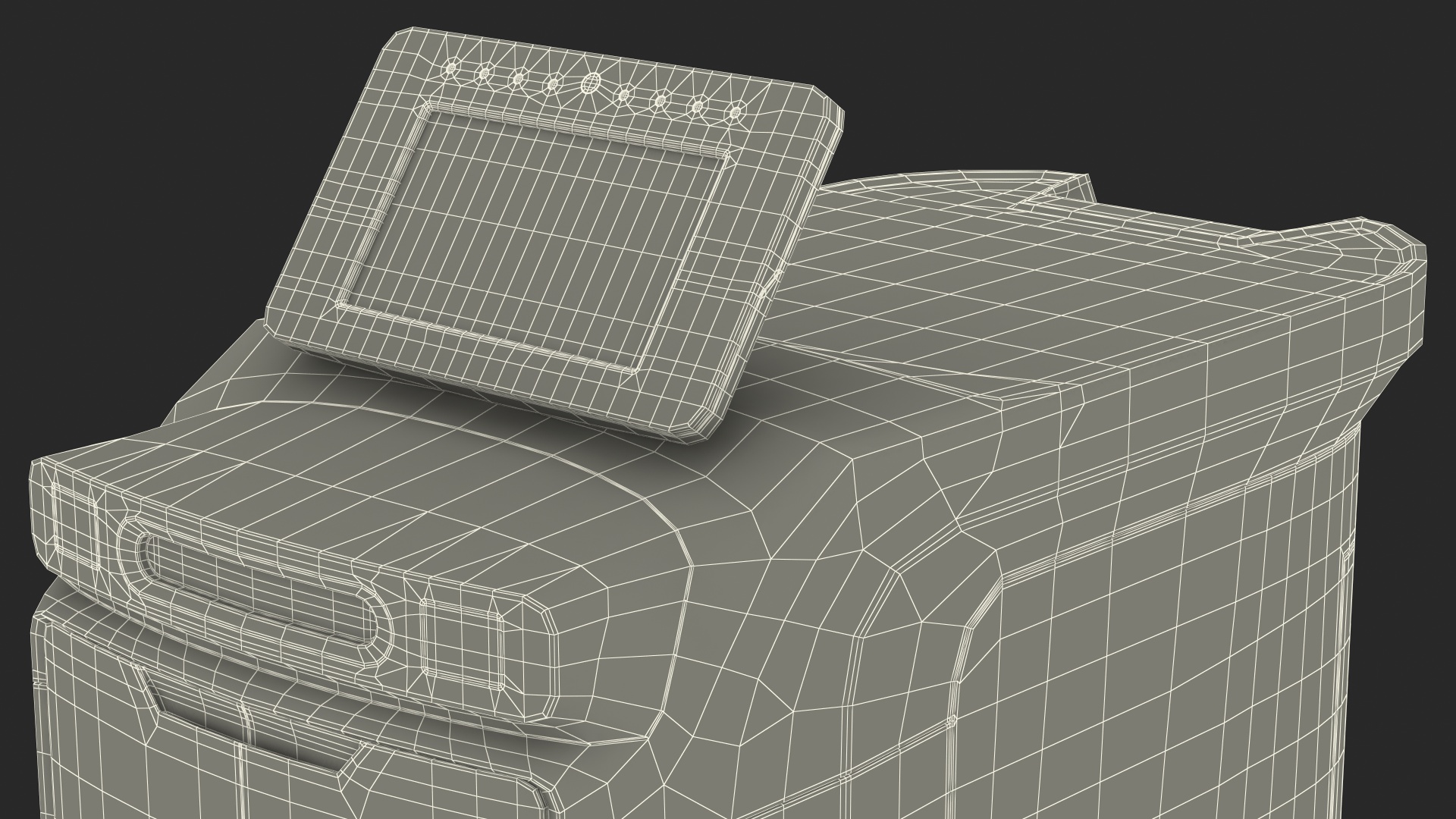 SAITE Intelligence Hospital Delivery Robot Rigged 3D model