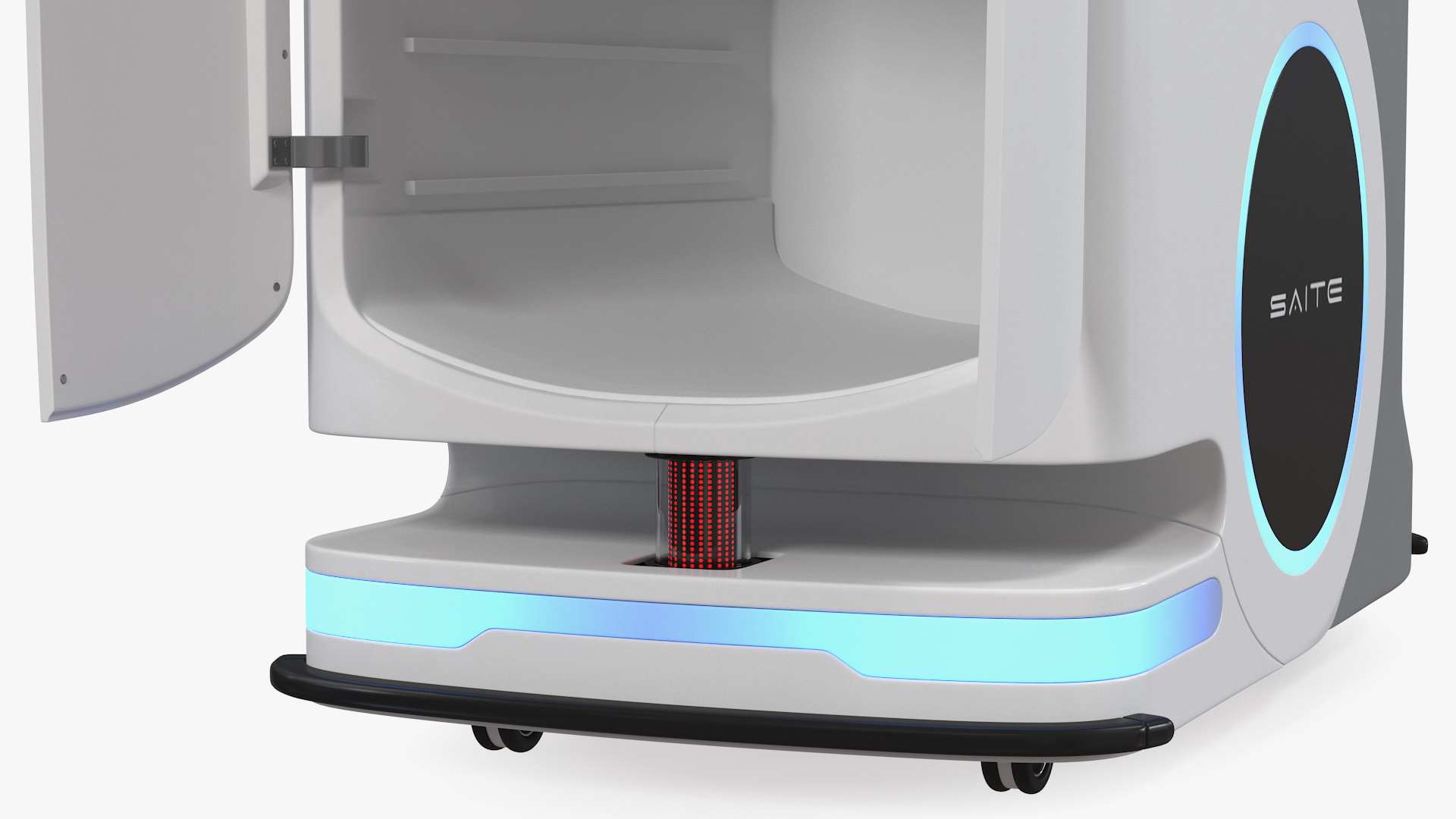 SAITE Intelligence Hospital Delivery Robot Rigged 3D model