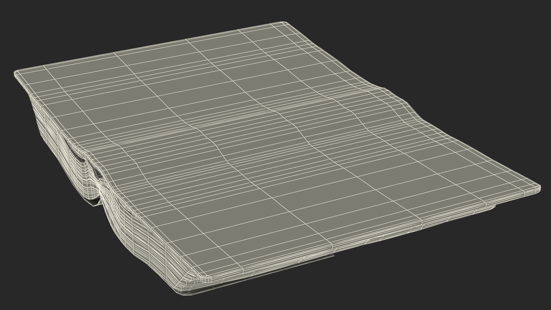 3D Very Old Open Book model