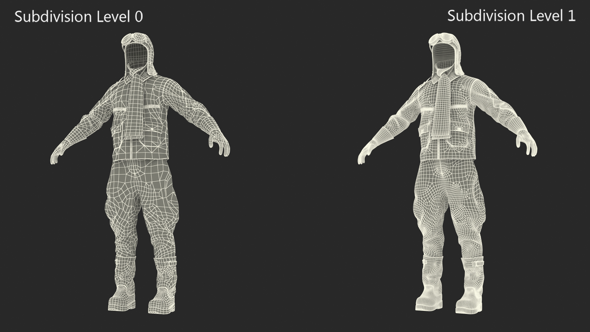 Pilot Uniforms of the 1930s 3D