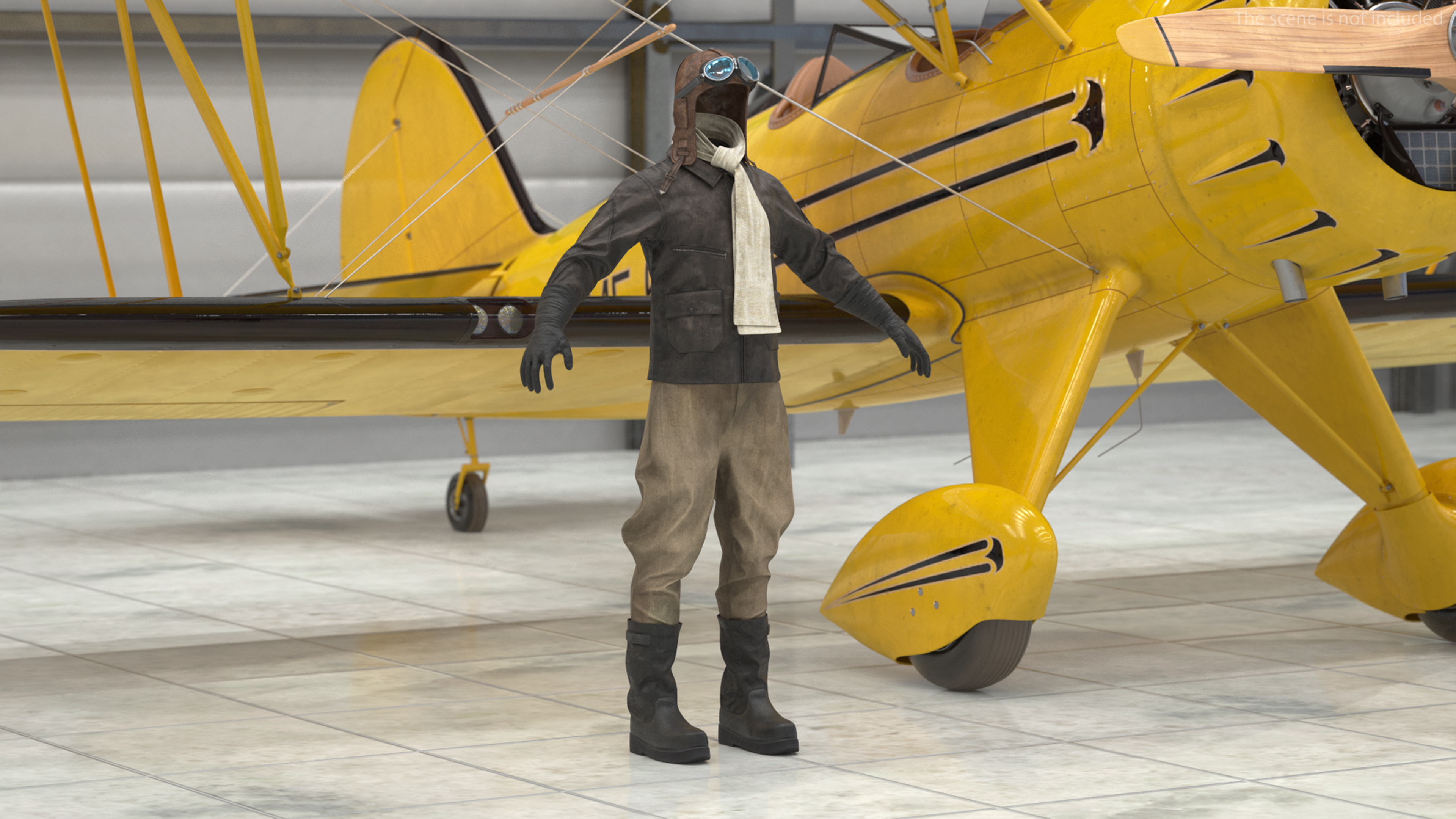 Pilot Uniforms of the 1930s 3D