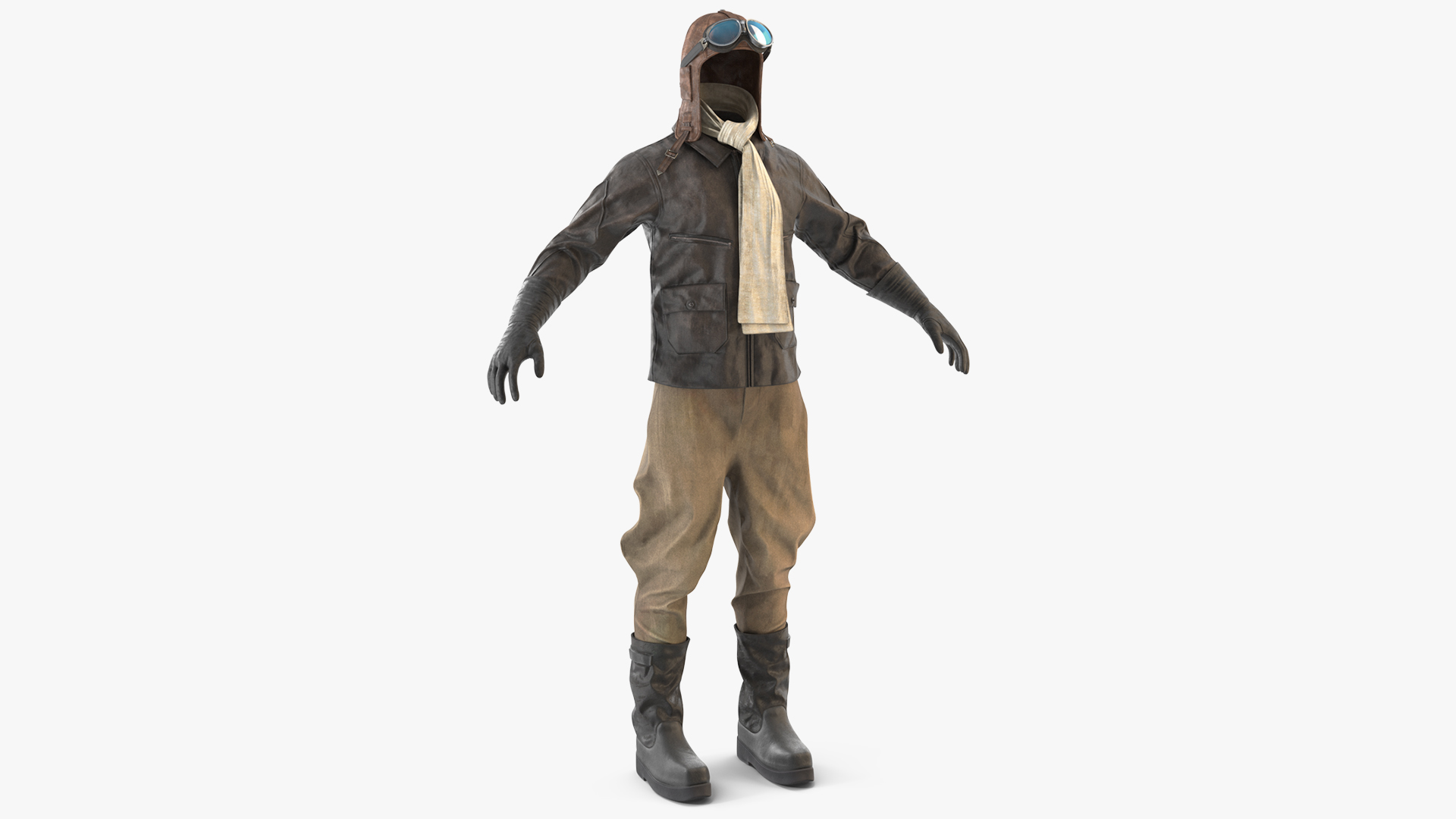 Pilot Uniforms of the 1930s 3D