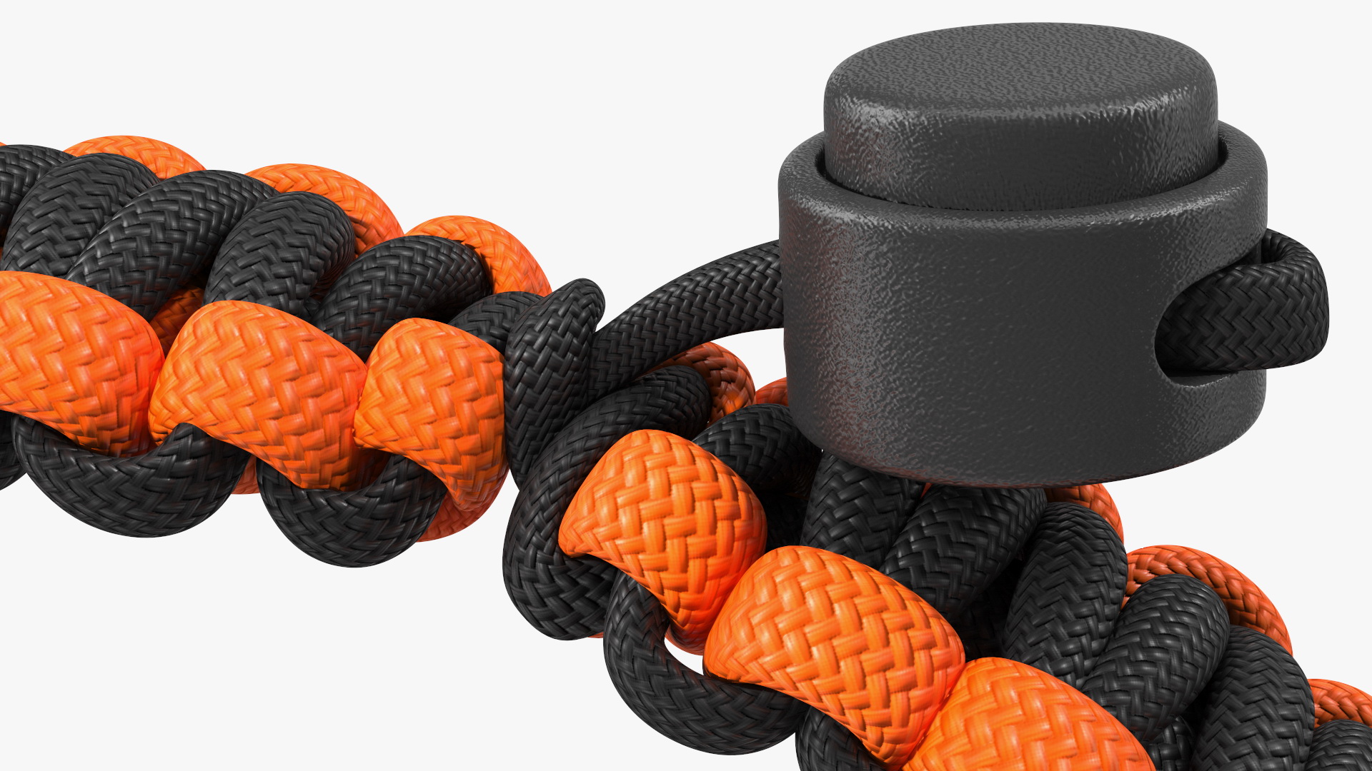 3D model Atomic Bear Tactical Paracord Bracelet Orange