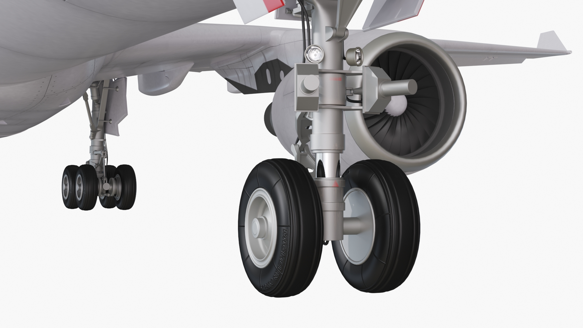 3D Emirates Airbus A330-200 Rigged
