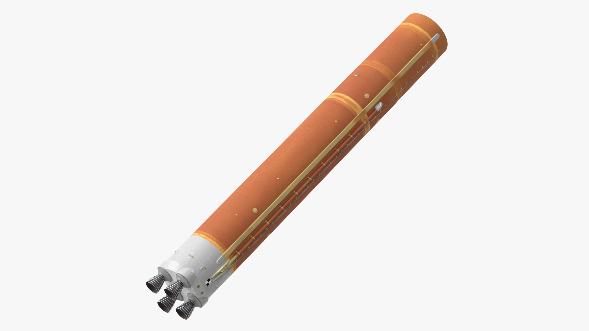 3D model NASA Space Launch System Core Stage