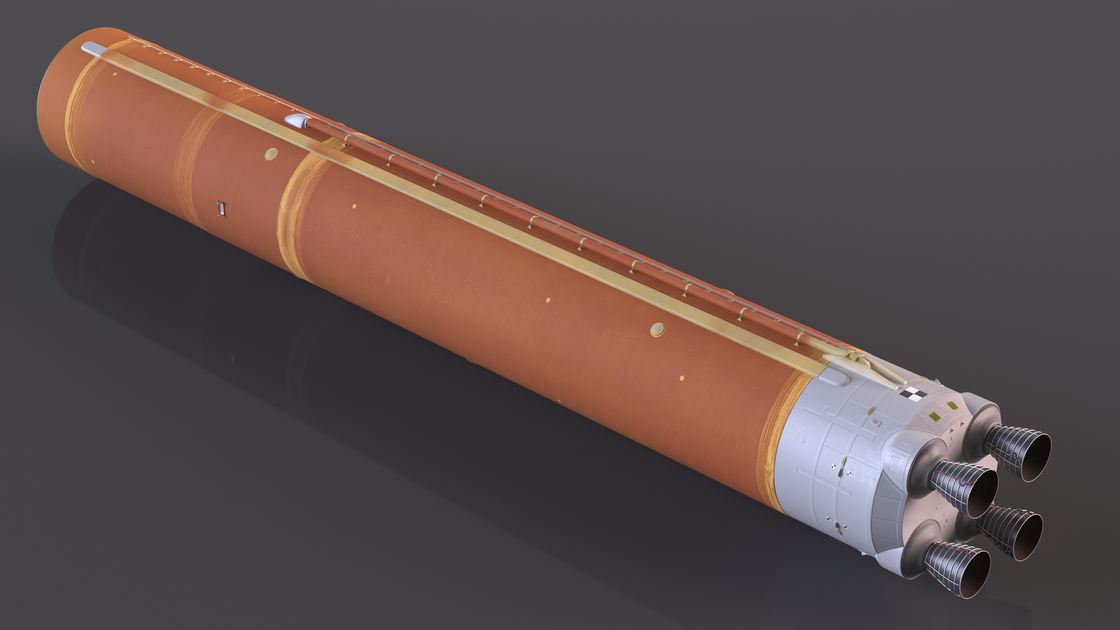 3D model NASA Space Launch System Core Stage