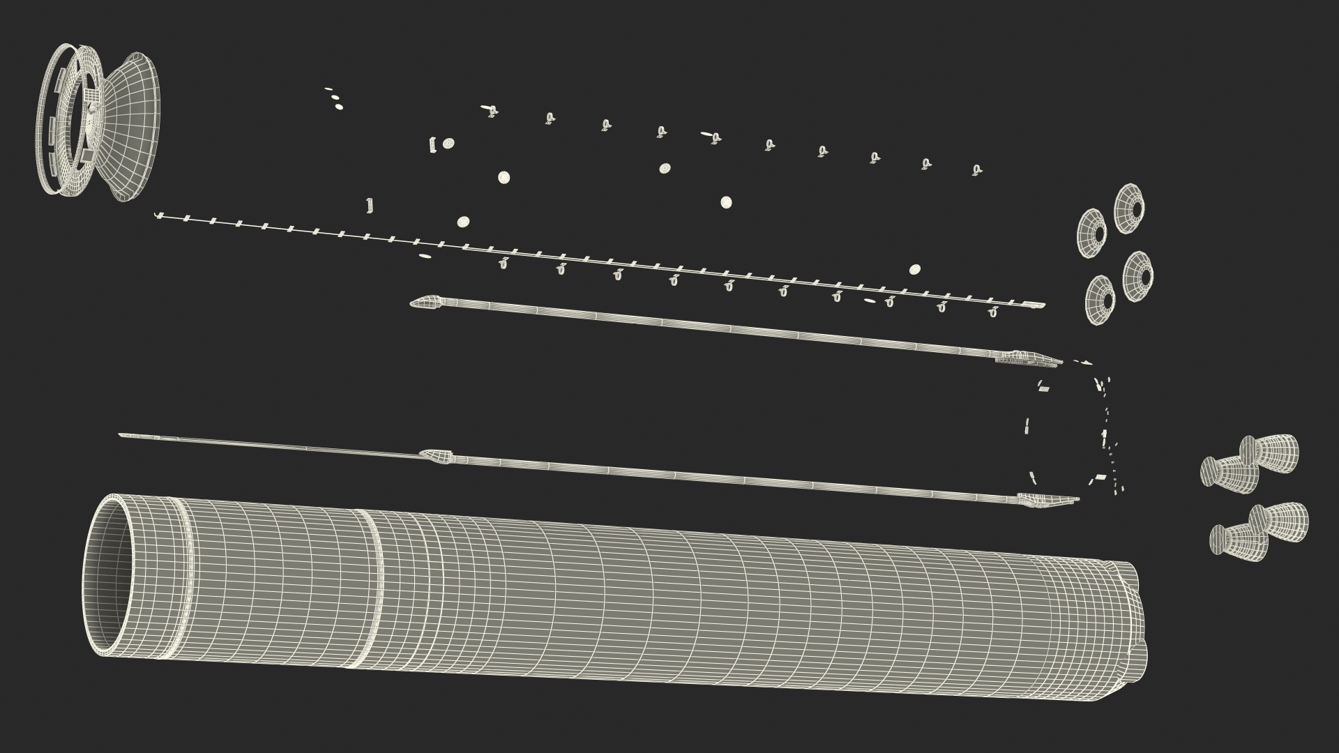 3D model NASA Space Launch System Core Stage