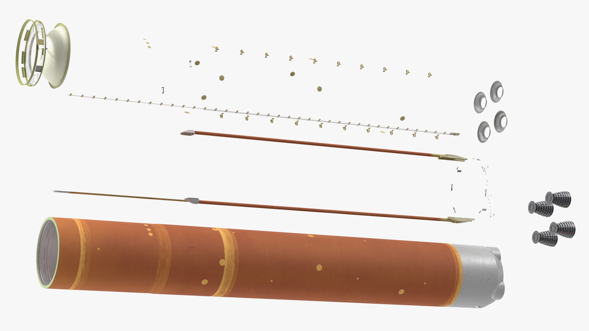 3D model NASA Space Launch System Core Stage