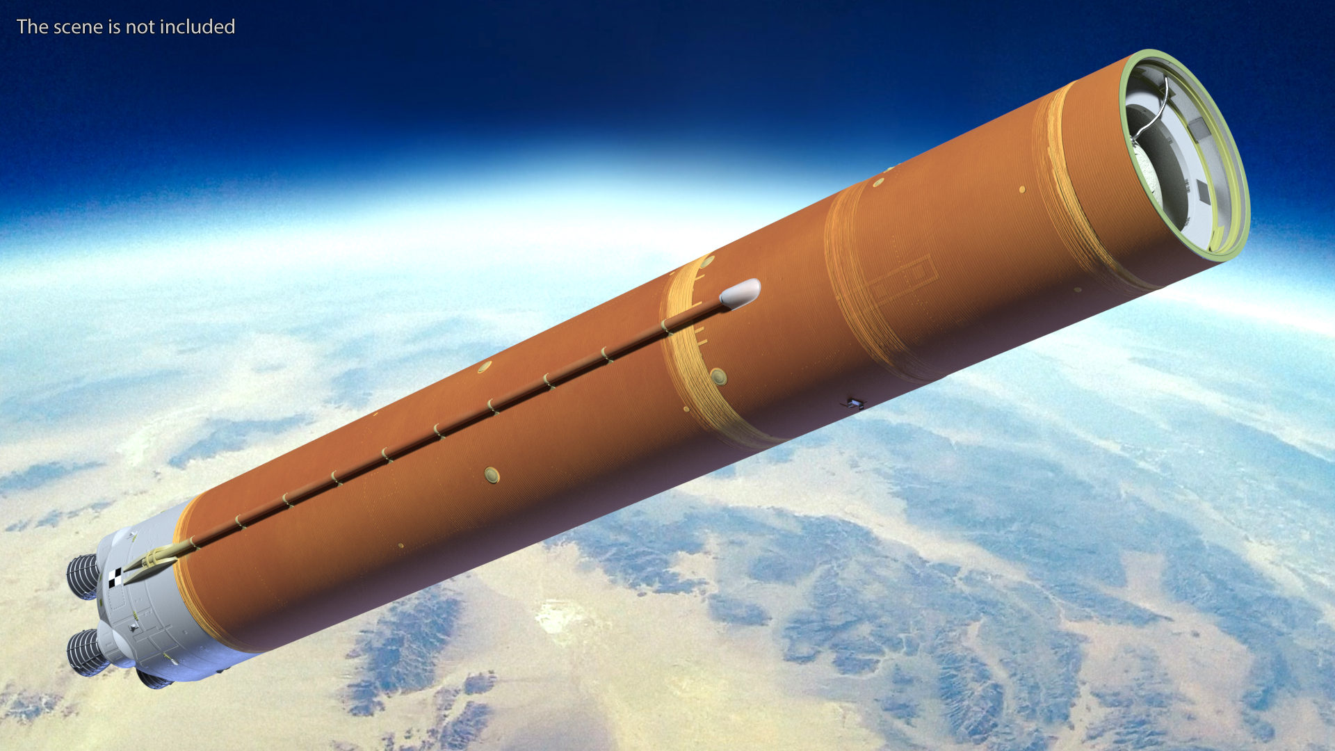 3D model NASA Space Launch System Core Stage