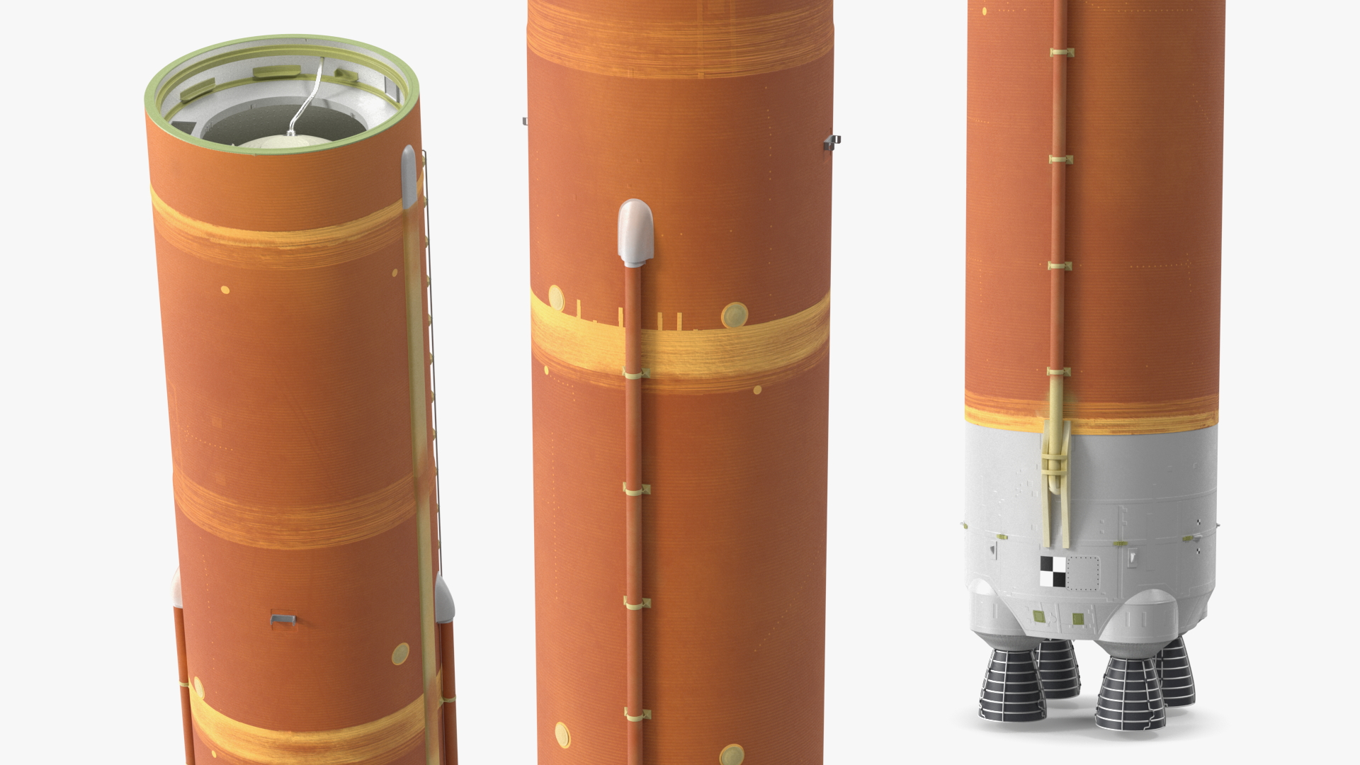 3D model NASA Space Launch System Core Stage
