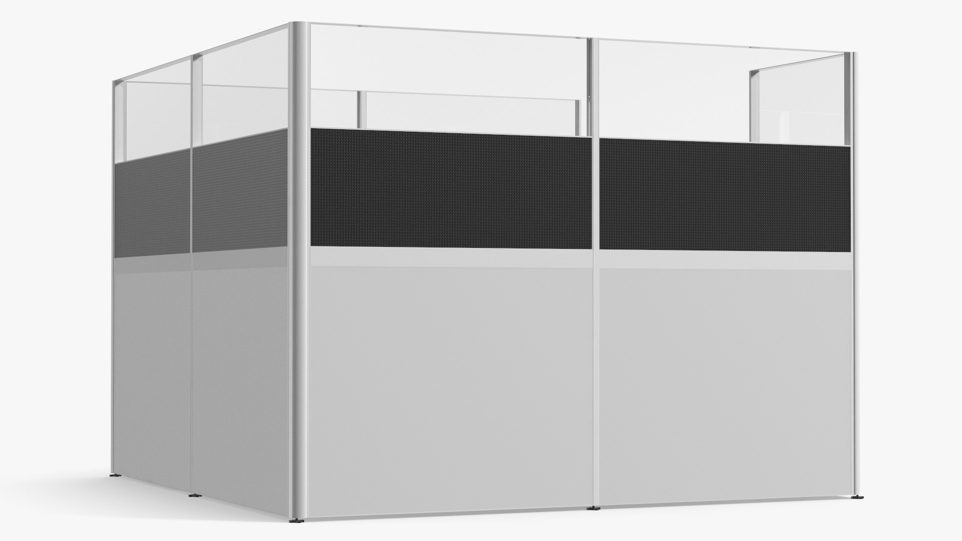 Modular Office Cubicles Kit Game Ready, view 6