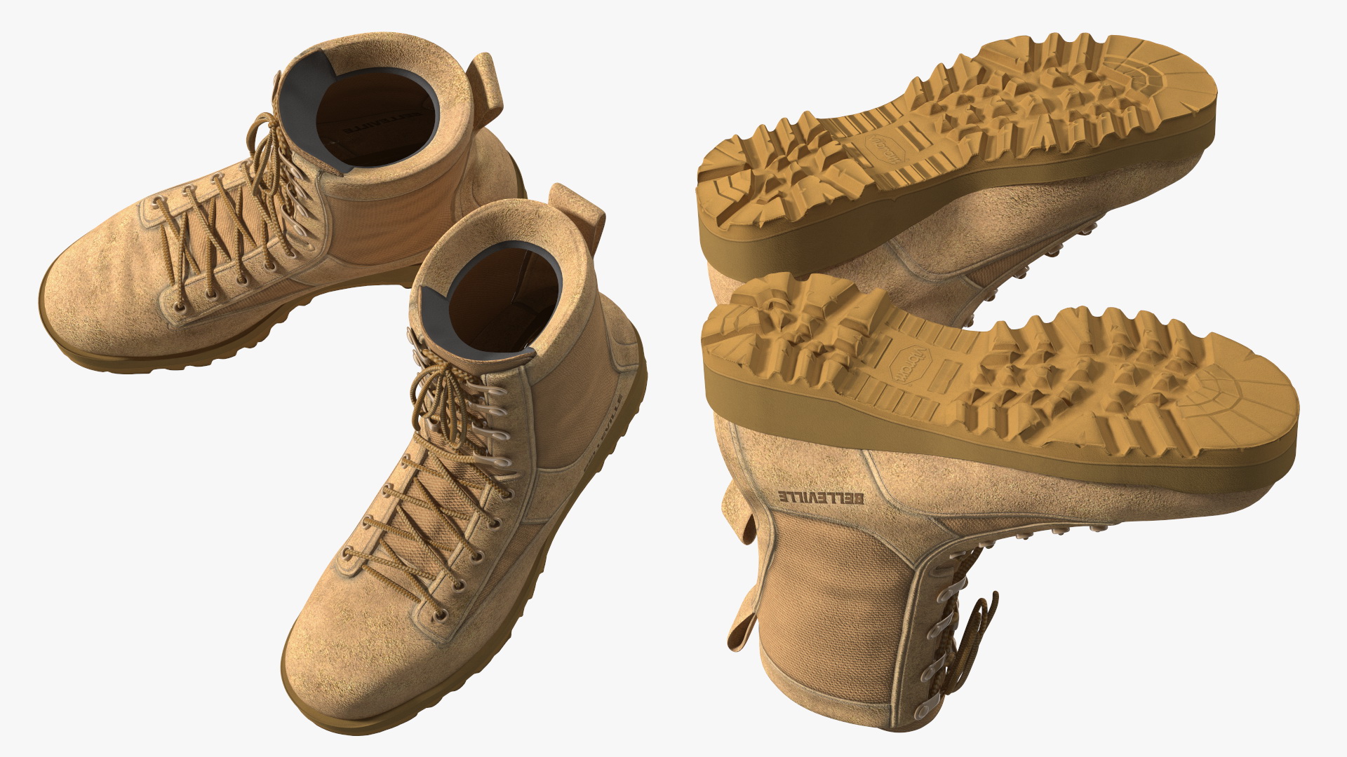 Tactical Gear Boots 3D model