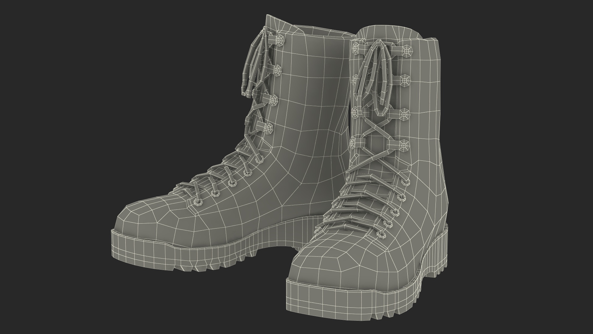 Tactical Gear Boots 3D model