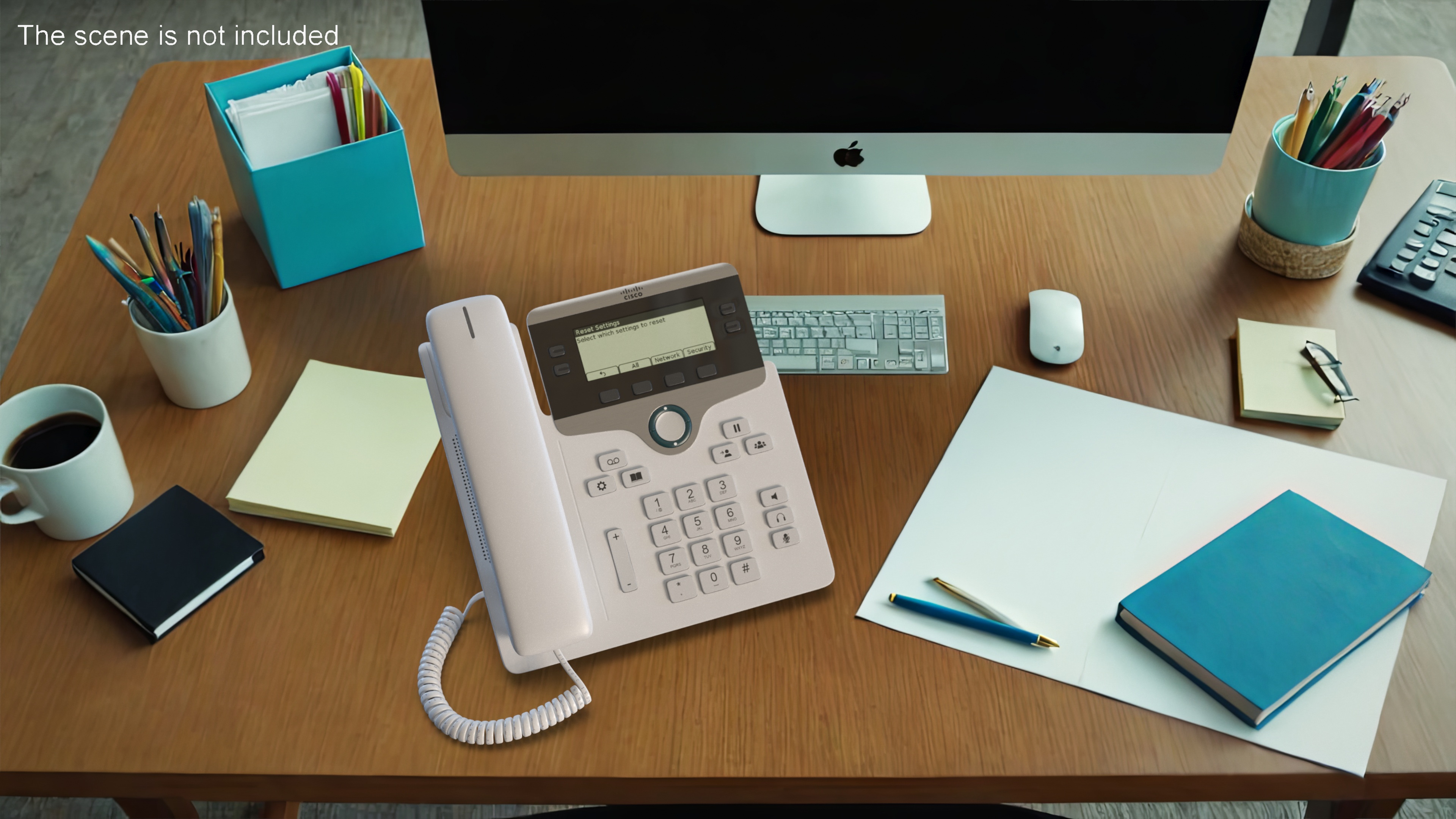 3D Cisco Office Desk Phone model