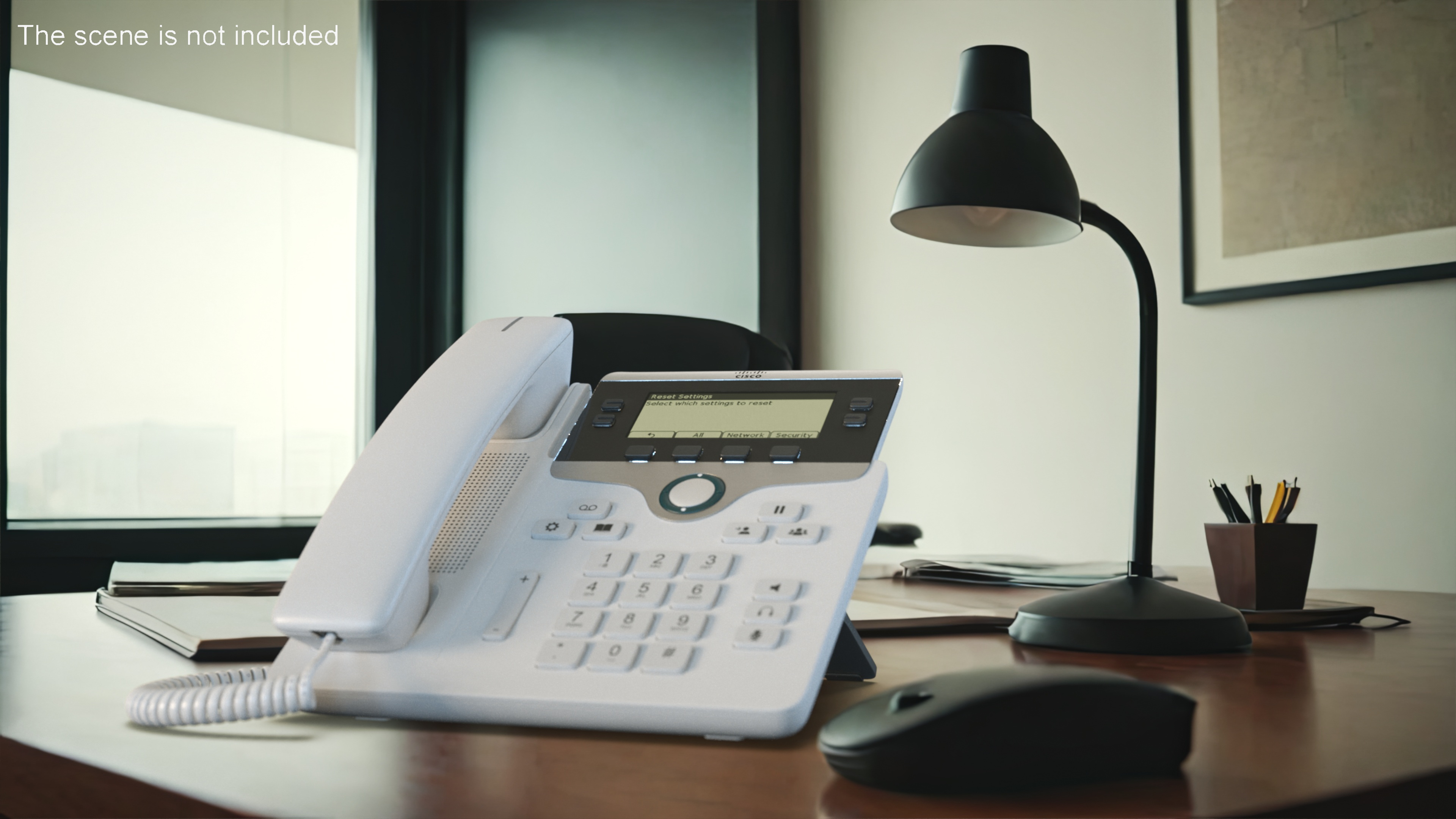 3D Cisco Office Desk Phone model