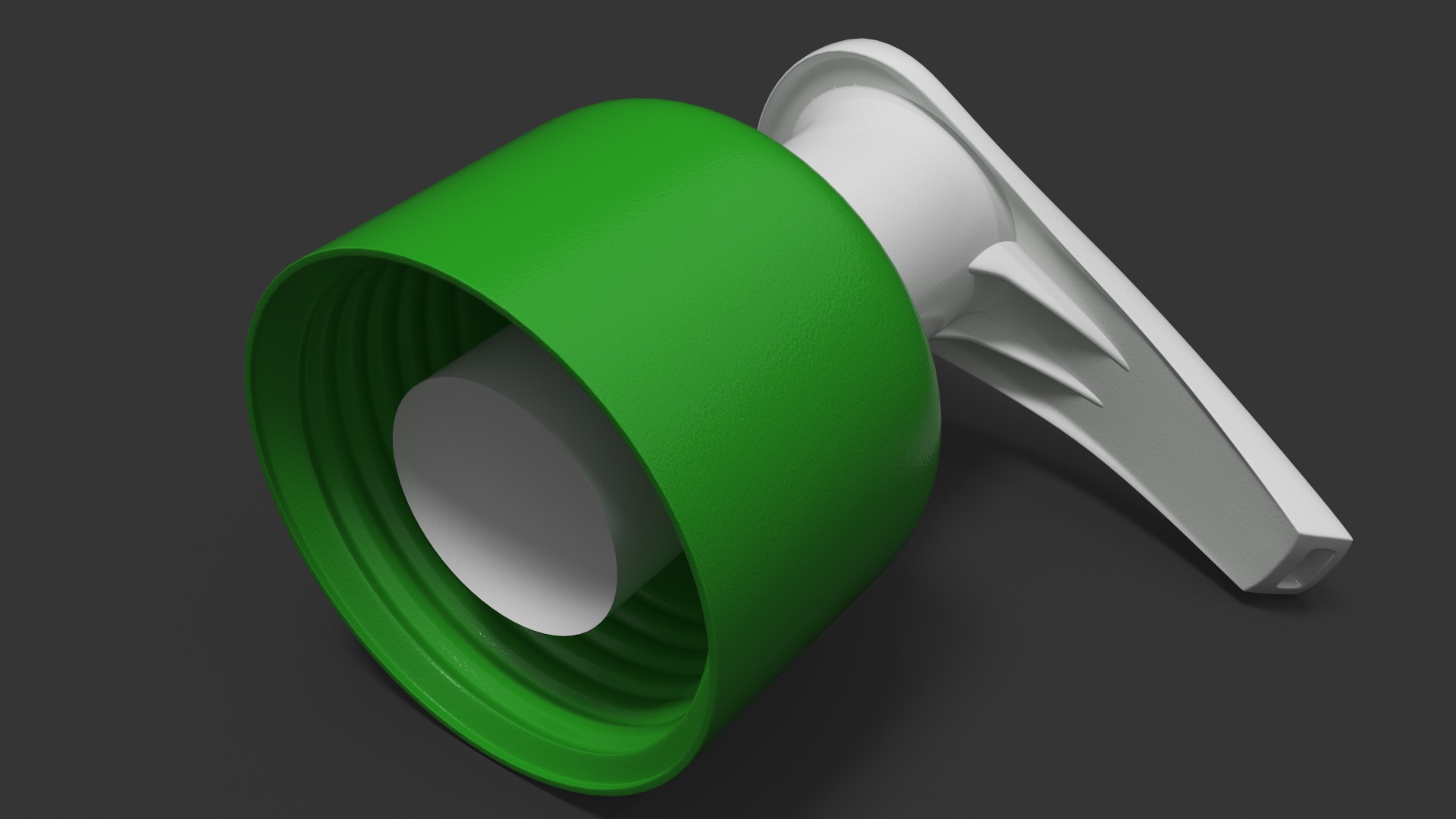 3D model CeraVe Cleanser Dispenser Bottle 473 ml Green