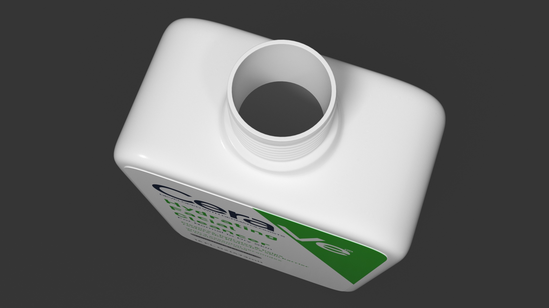 3D model CeraVe Cleanser Dispenser Bottle 473 ml Green