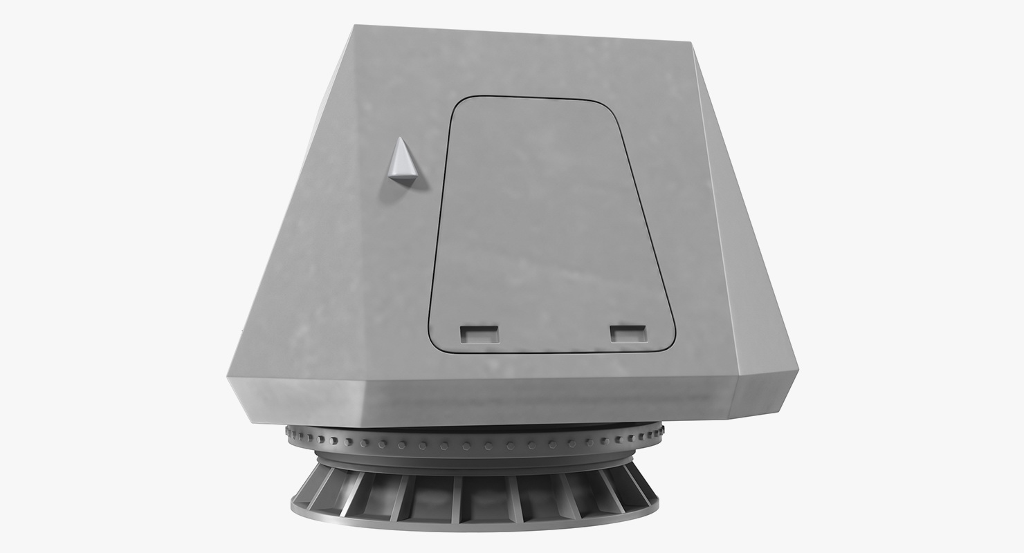 OTO Melara 76mm Gun 3D model