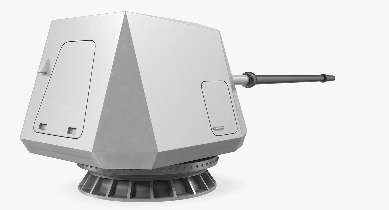 OTO Melara 76mm Gun 3D model