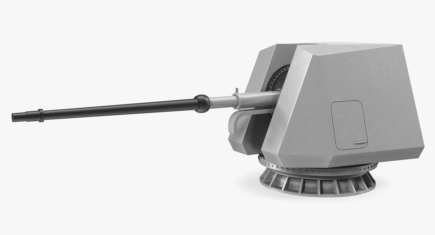 OTO Melara 76mm Gun 3D model