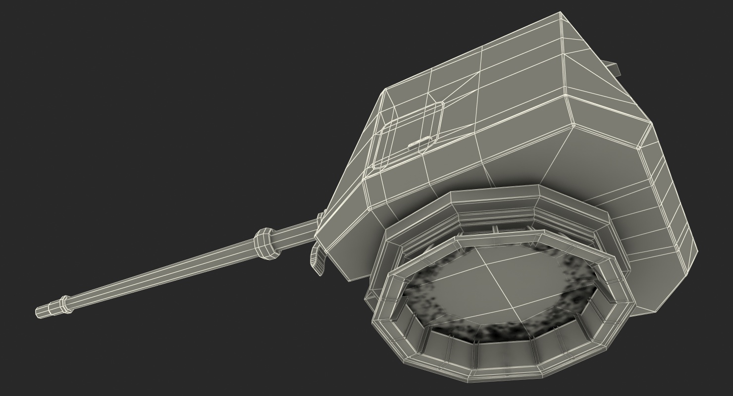 OTO Melara 76mm Gun 3D model
