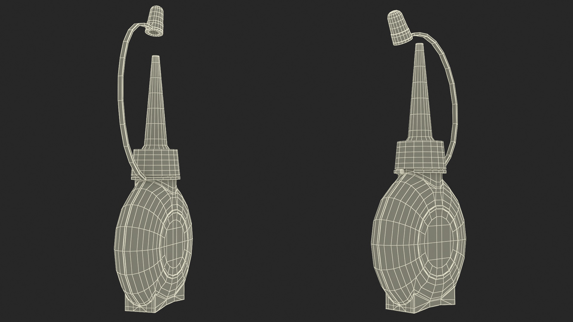3D model Plastic Oiler Rigged