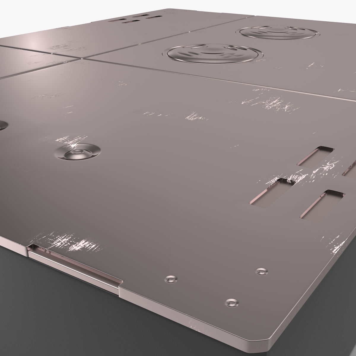 3D Sci Fi Anodized Panel 4 model