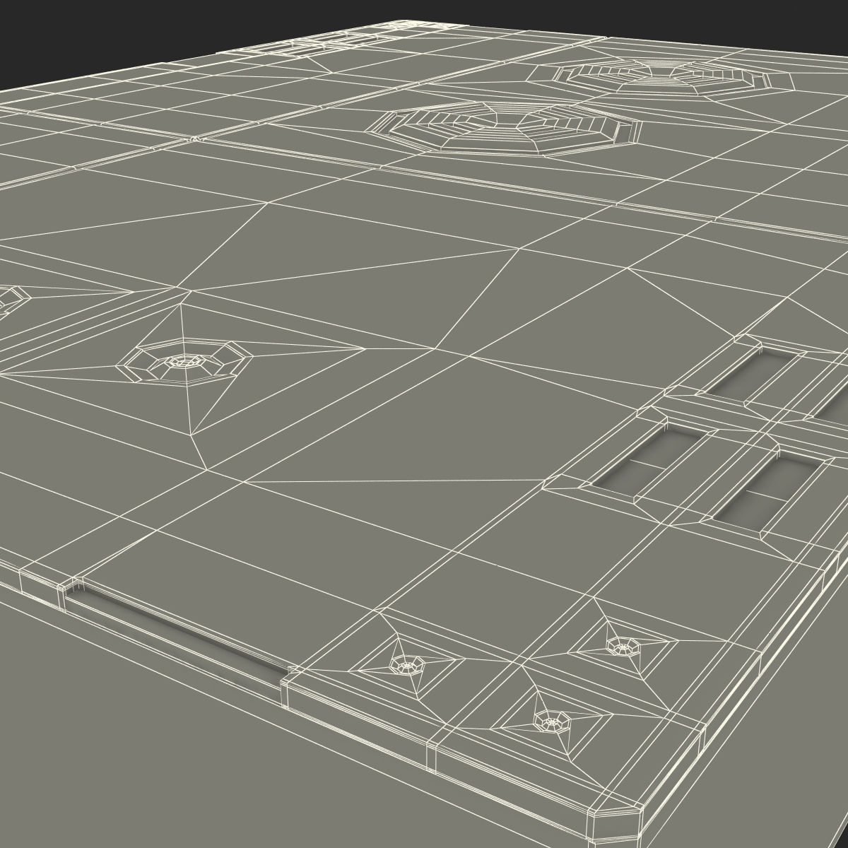 3D Sci Fi Anodized Panel 4 model