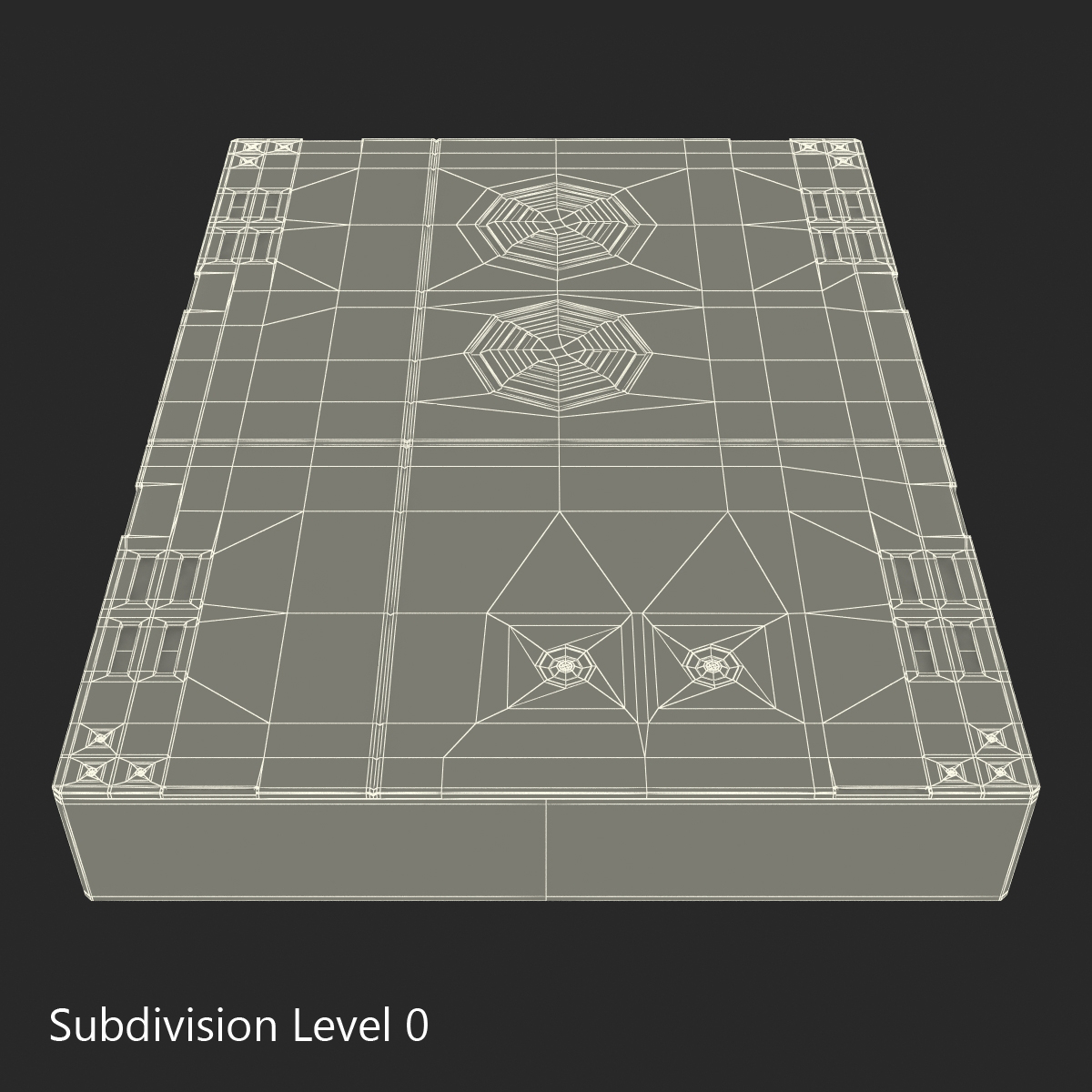 3D Sci Fi Anodized Panel 4 model