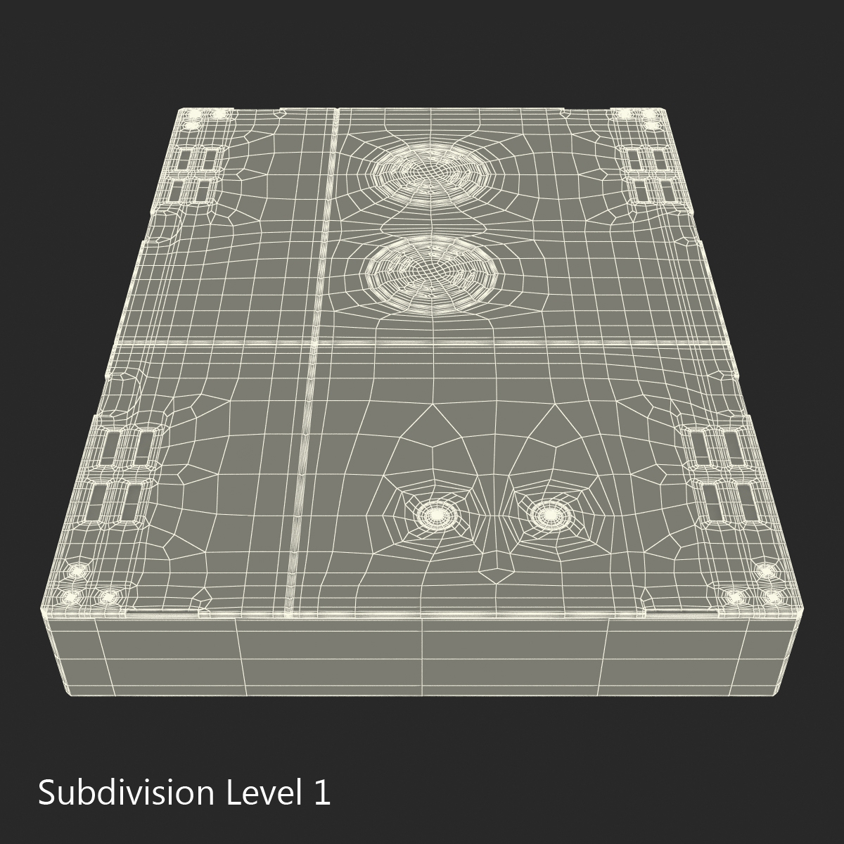 3D Sci Fi Anodized Panel 4 model
