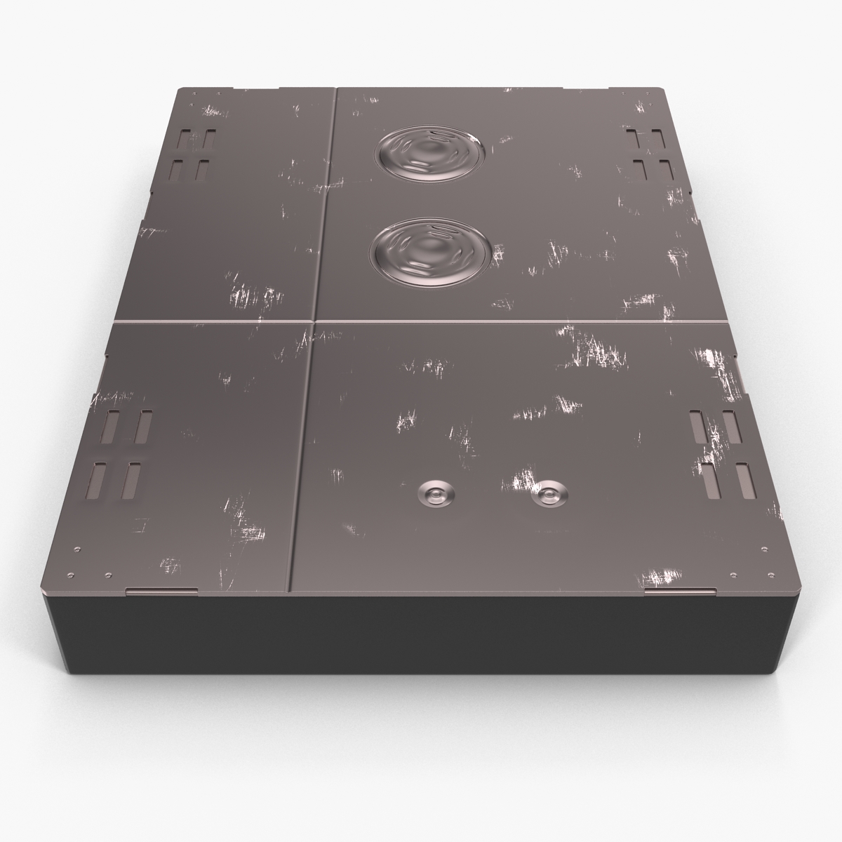 3D Sci Fi Anodized Panel 4 model