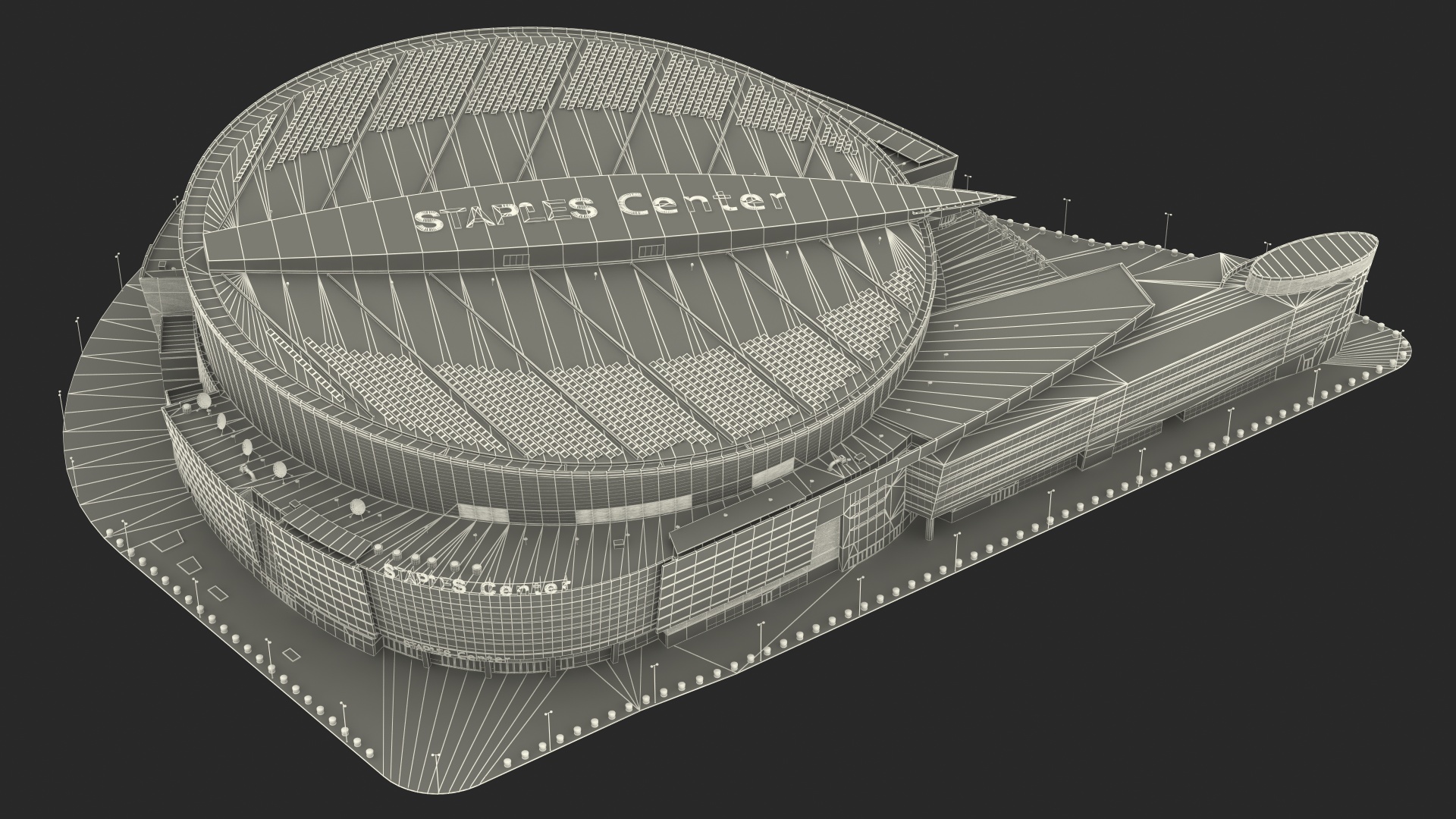 Staples Center Multi-Purpose Arena 3D model