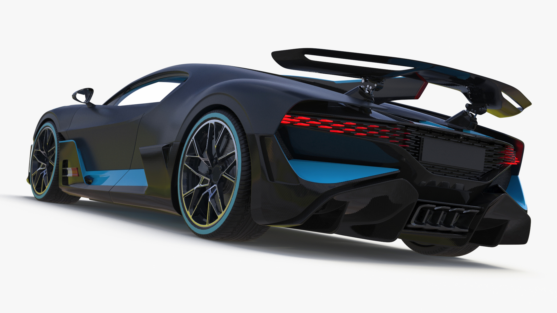 3D Luxury Car Grey Simplified