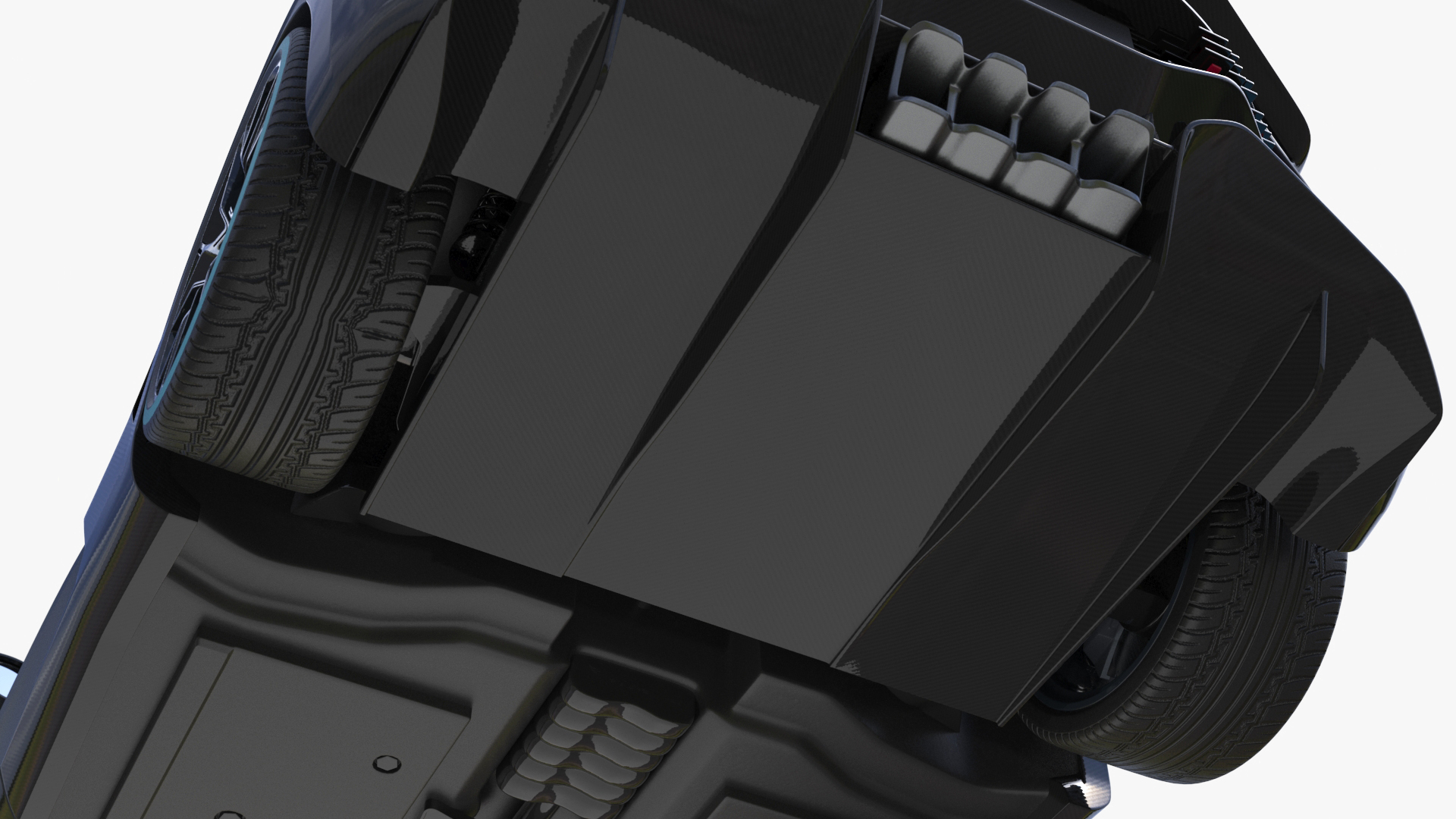 3D Luxury Car Grey Simplified