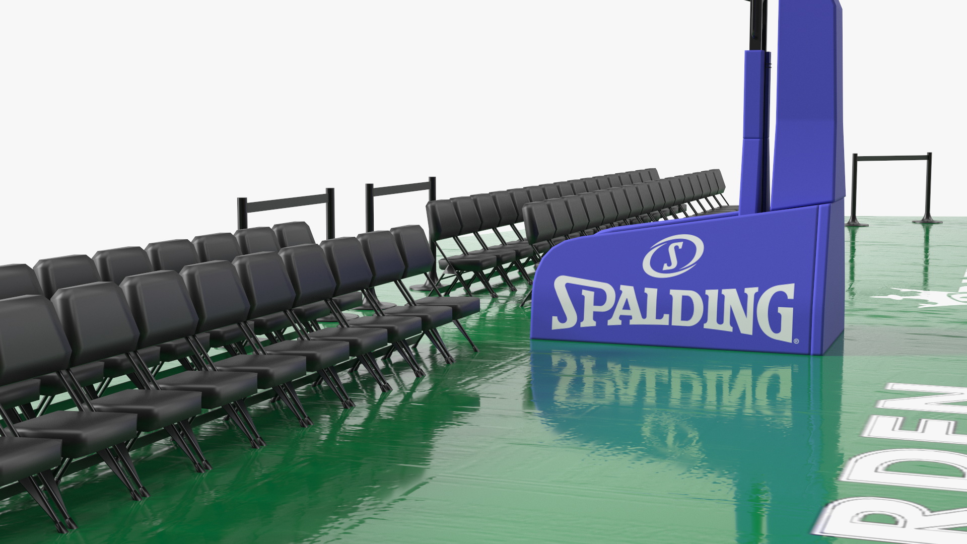 3D Basketball Court Boston Celtics